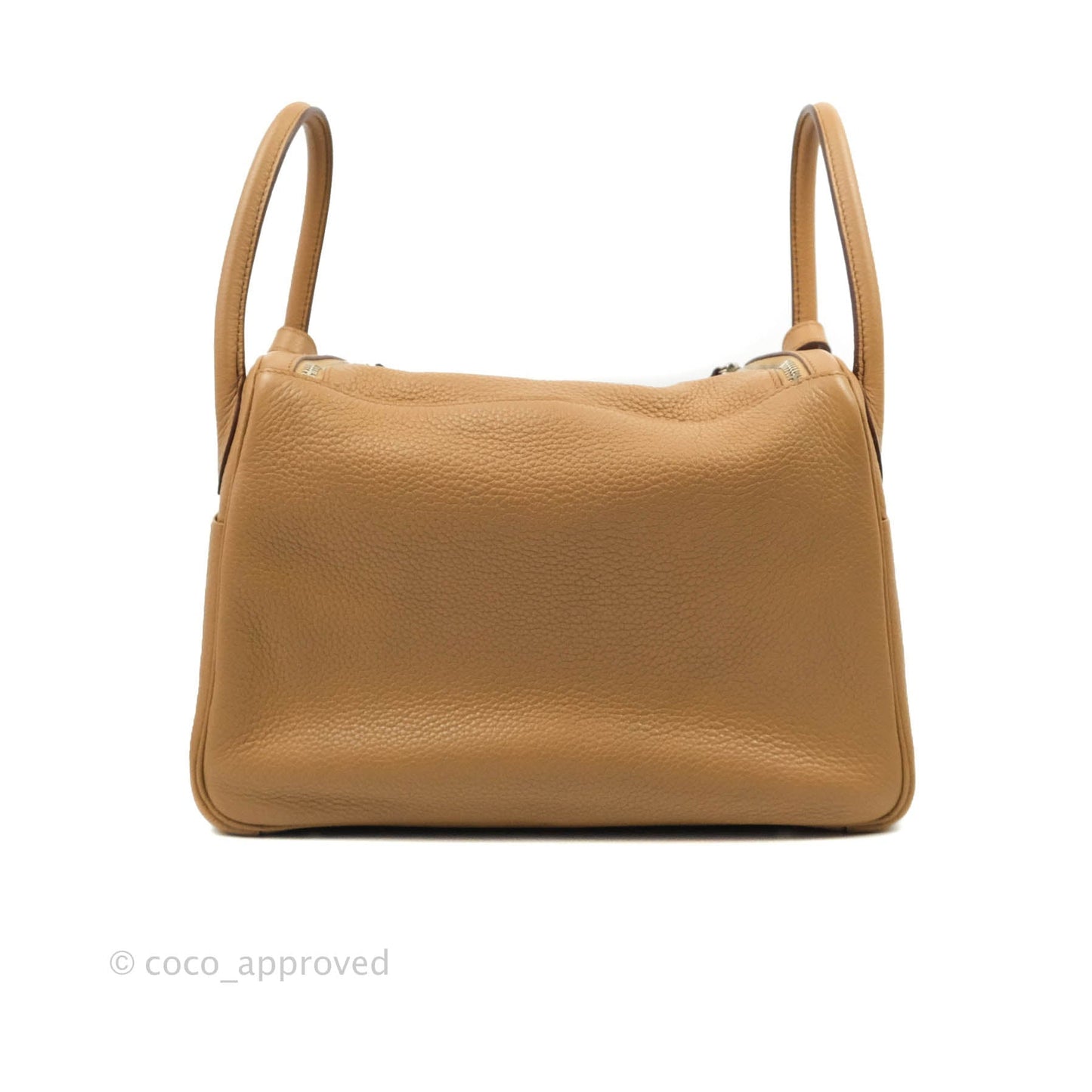 Hermès Lindy 30 Tabac Camel TC Palladium Hardware