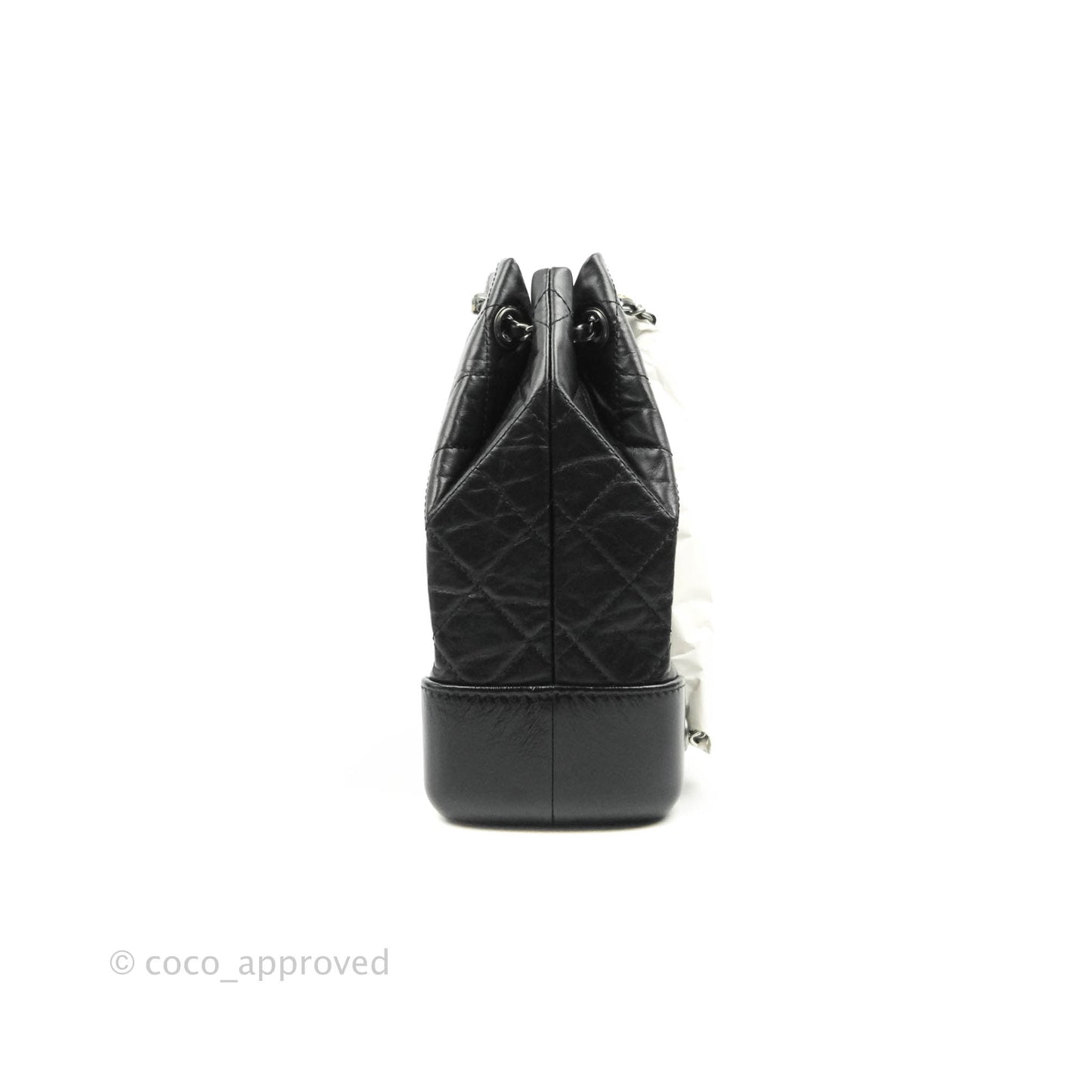 Chanel Small Gabrielle Backpack Black Aged Calfskin