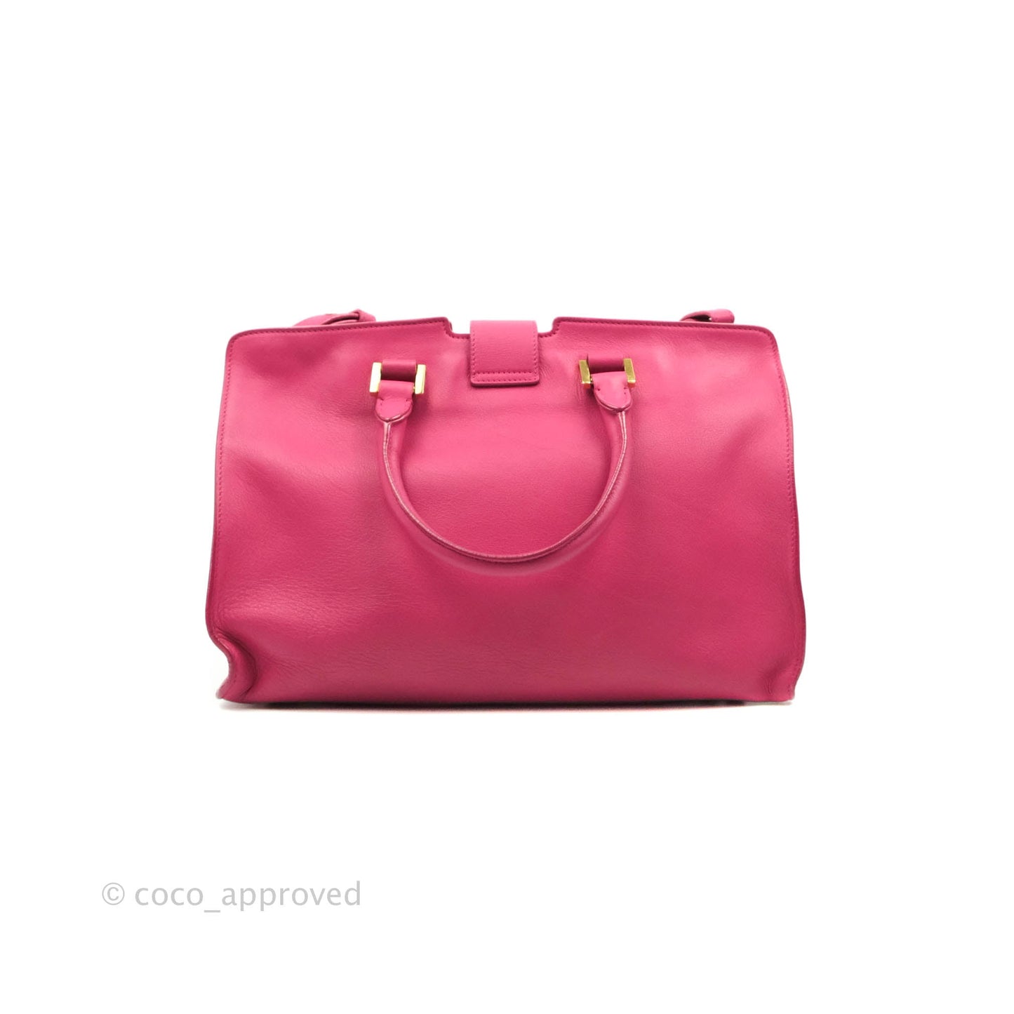 Saint Laurent Smooth Calfskin Small Y Ligne Cabas Pink