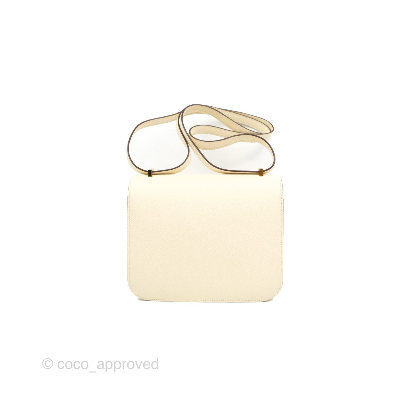 Hermès Constance Mini 18cm Nata Epsom Rose Gold Hardware