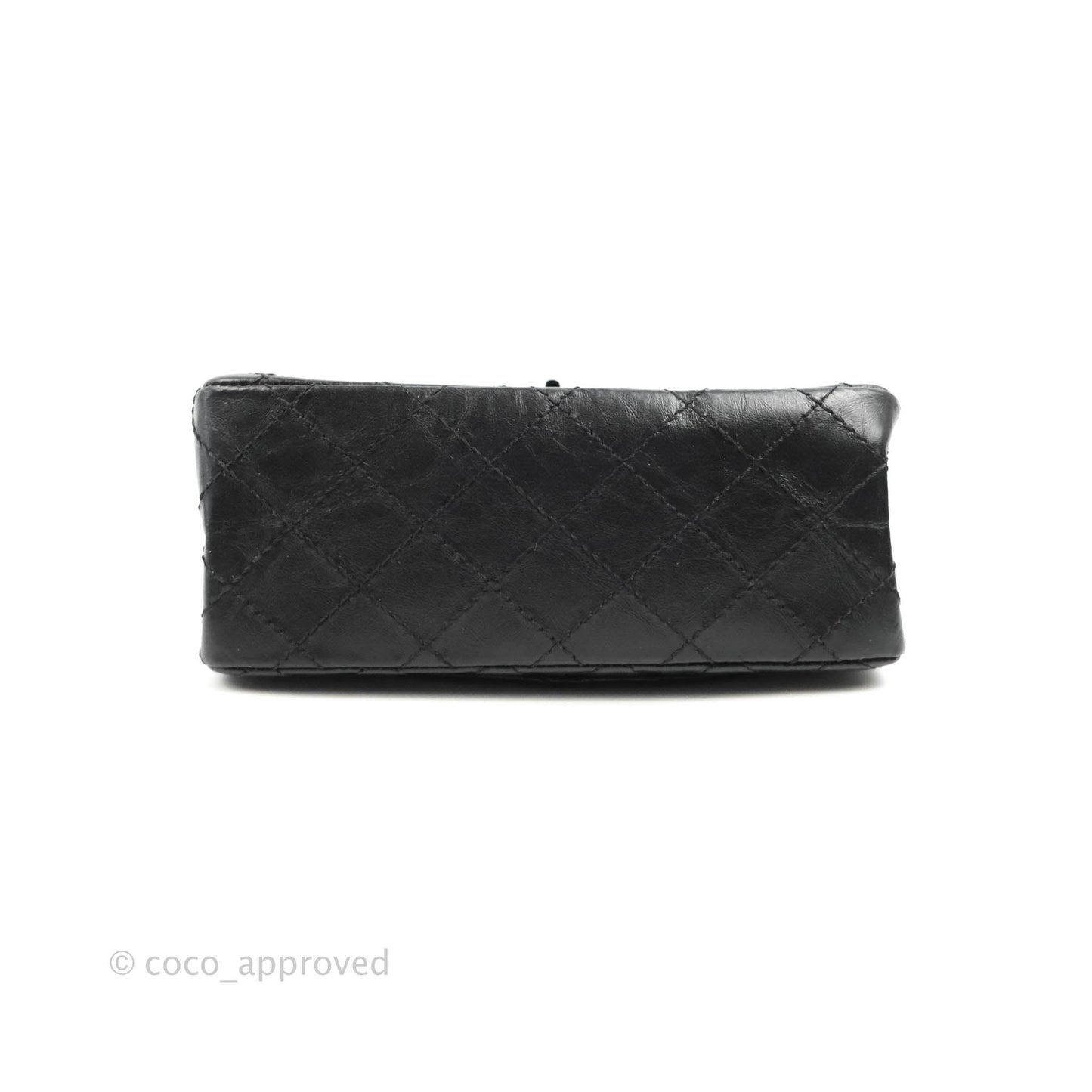 Chanel Mini Reissue 224 So Black Aged Calfskin Black Hardware