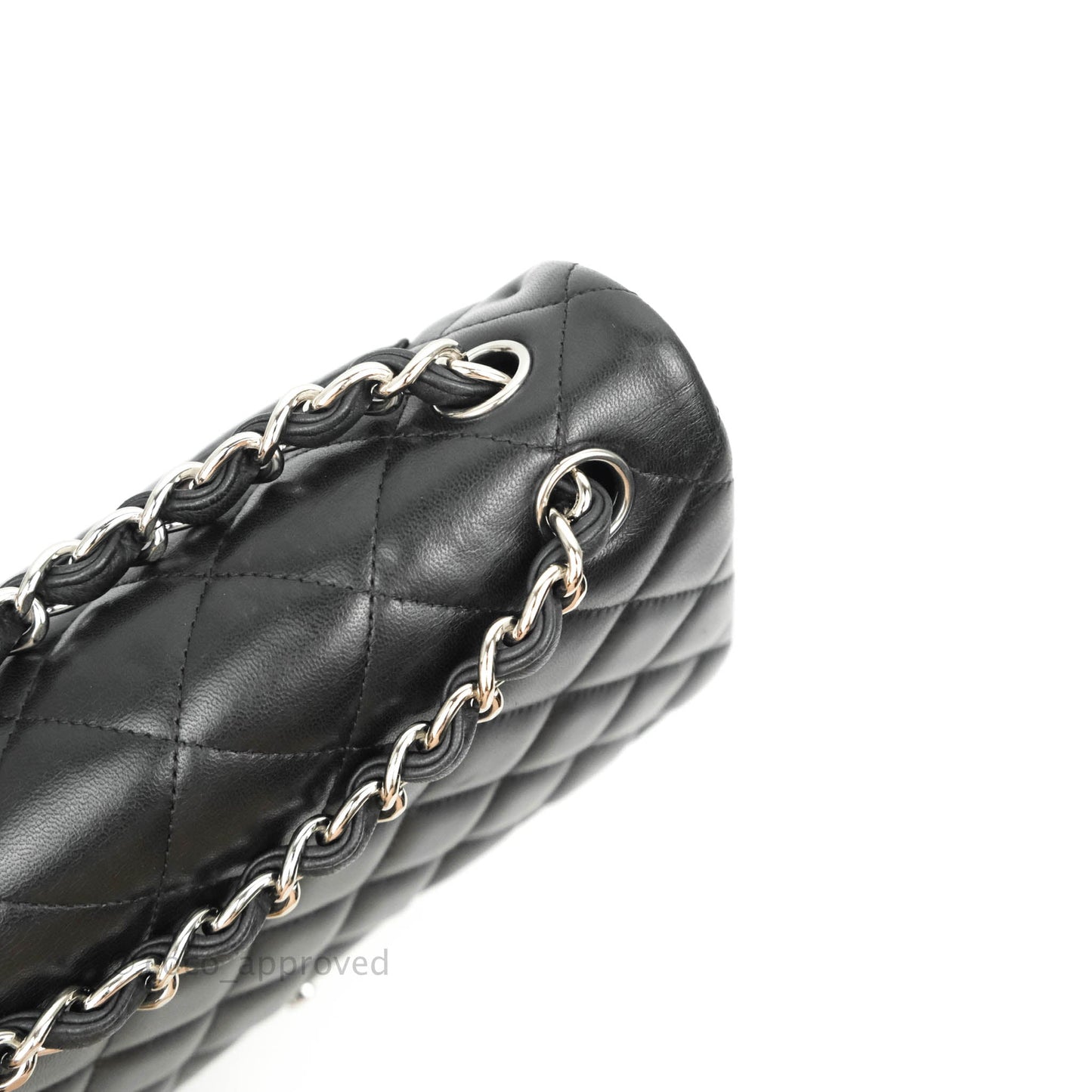 Chanel Jumbo Double Flap Black Lambskin Silver Hardware⁣⁣