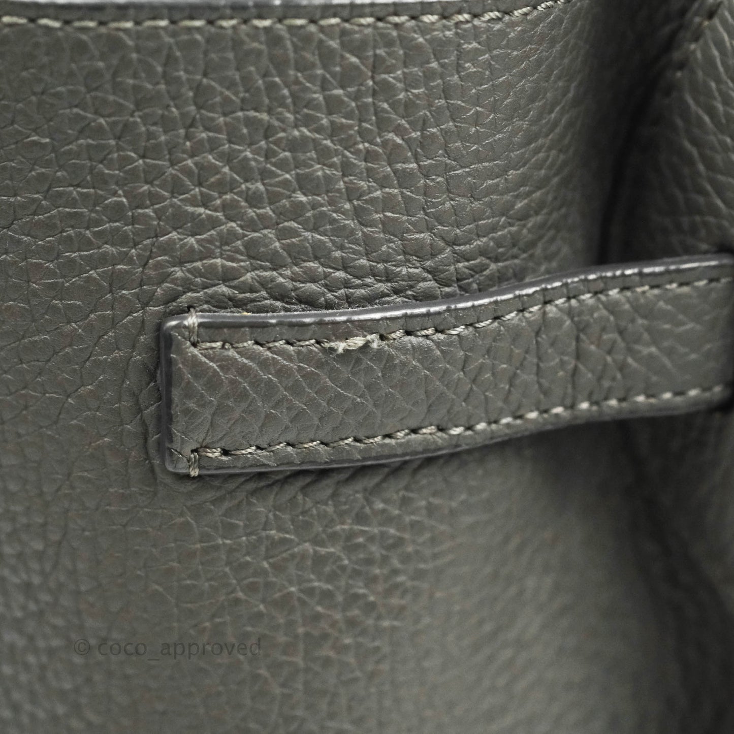 Celine Big Bag Nano Bucket Grey Grained Calfskin