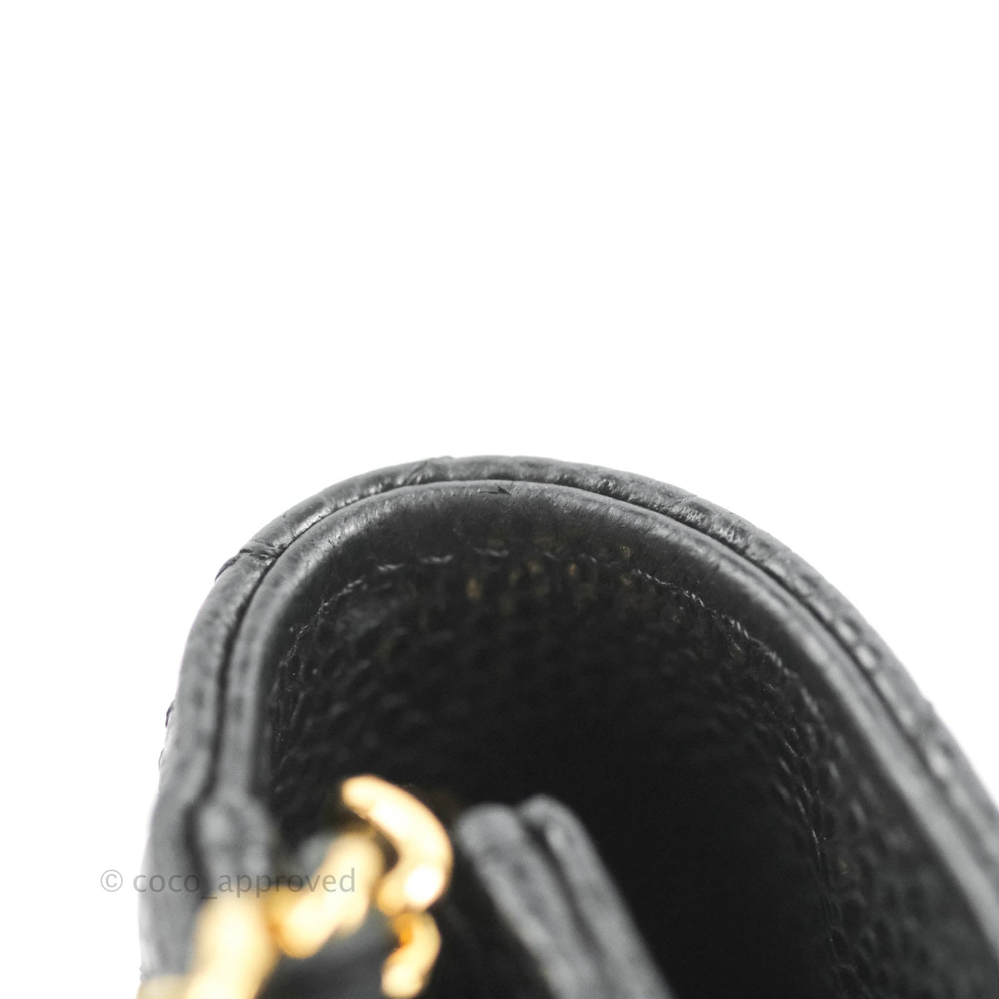 Chanel Quilted Classic WOC Black Caviar Gold Hardware