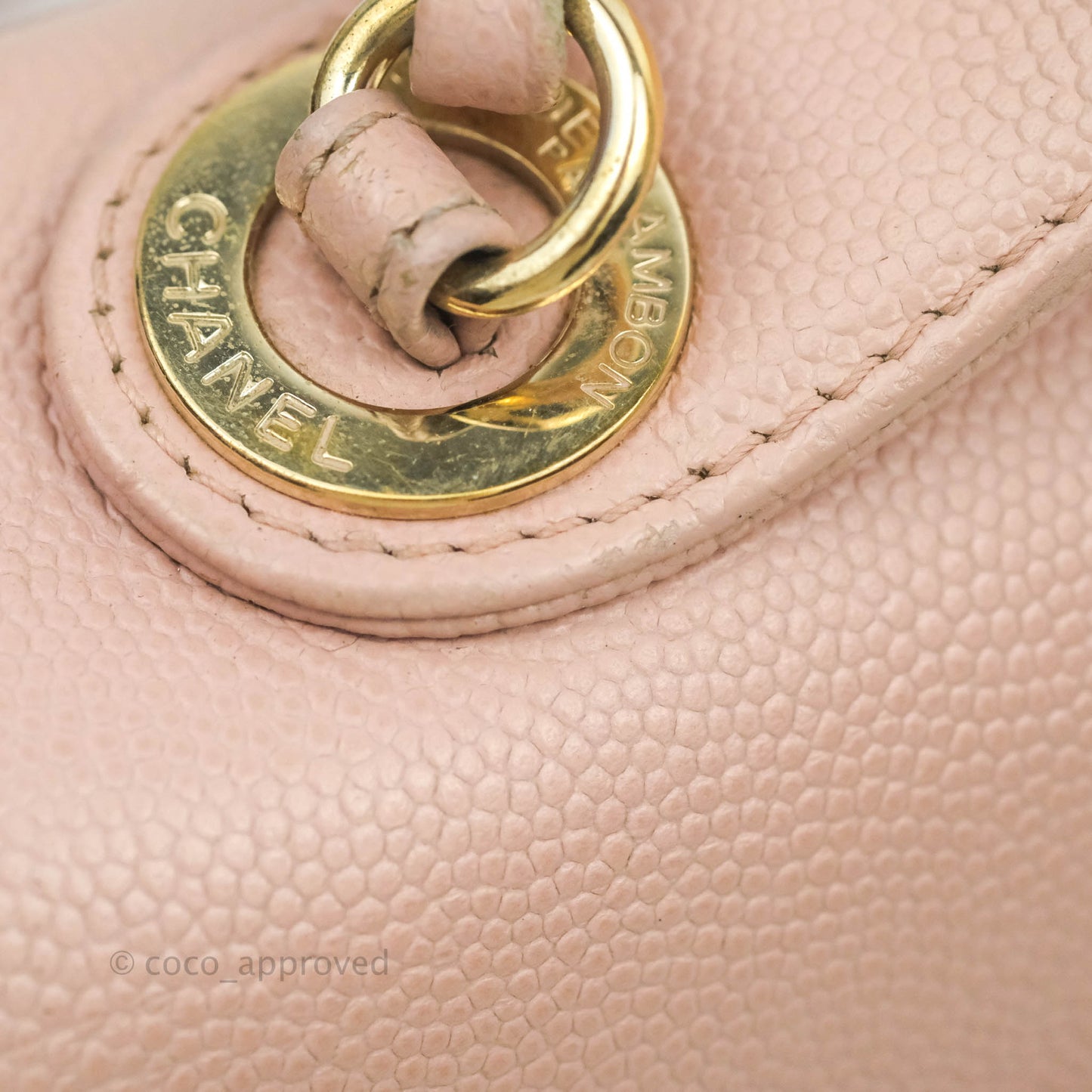 Chanel Quilted Medium Business Affinity Flap Pink Caviar Gold Hardware