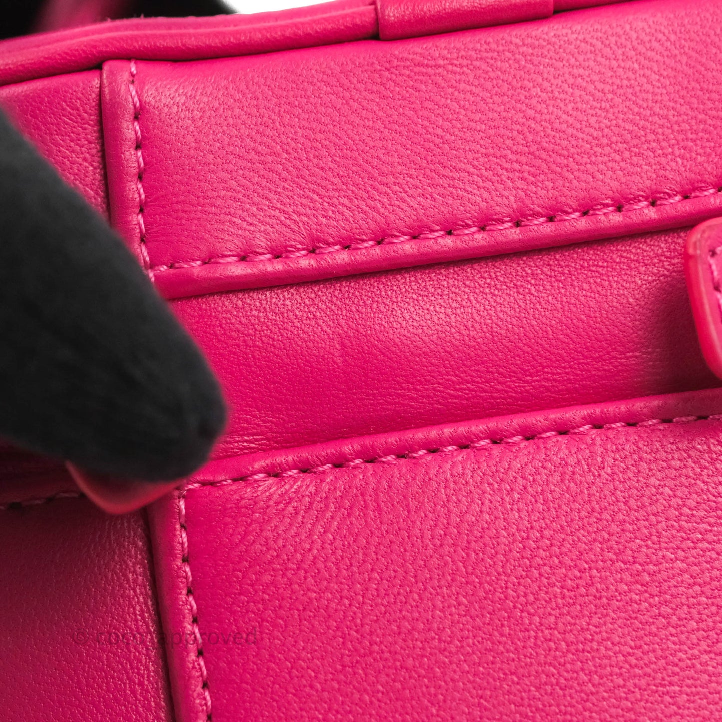 Chanel CC Mania Vanity Case Pink Lambskin Gold Hardware