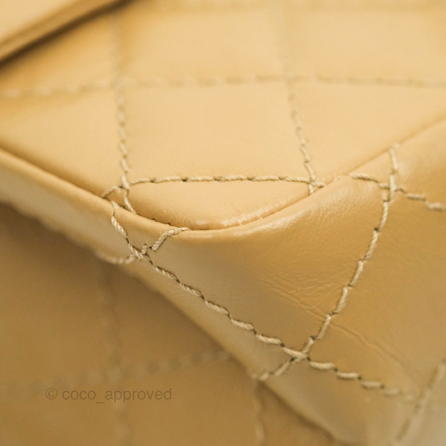 Chanel Mini Reissue 224 Dark Beige Aged Calfskin Gold Hardware