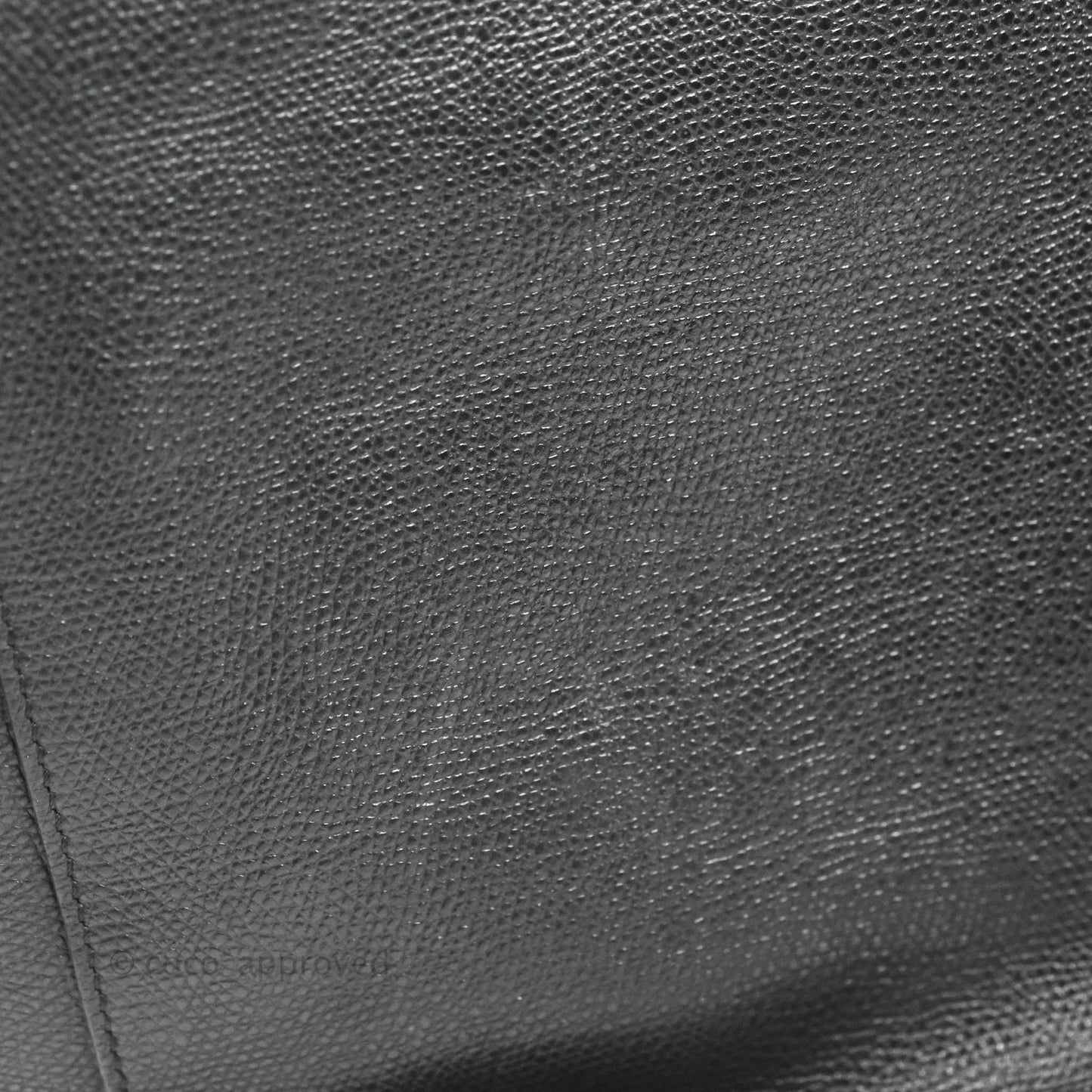 Celine Small Vertical Cabas Tote Grained Calfskin Black Silver Hardware