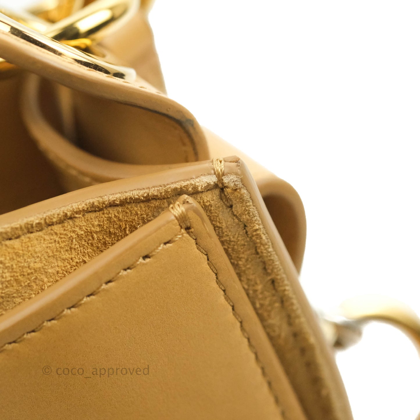 Chloé Small Tess Bag Beige Calfskin