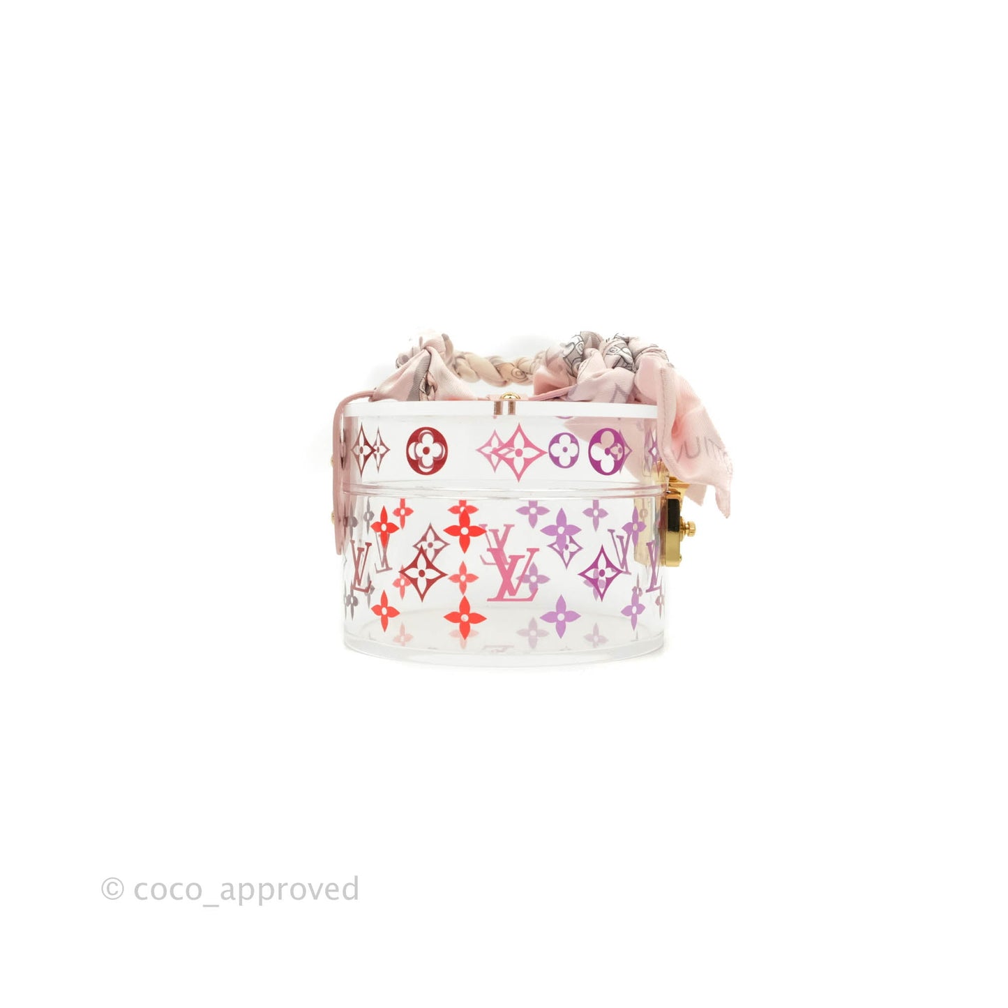 Louis Vuitton Scott Box with Pink & Red Motifs