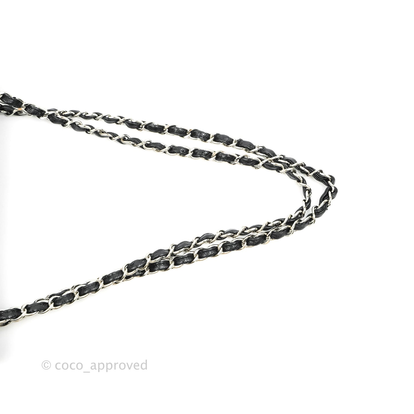 Chanel Jumbo Double Flap Black Caviar Silver Hardware⁣⁣