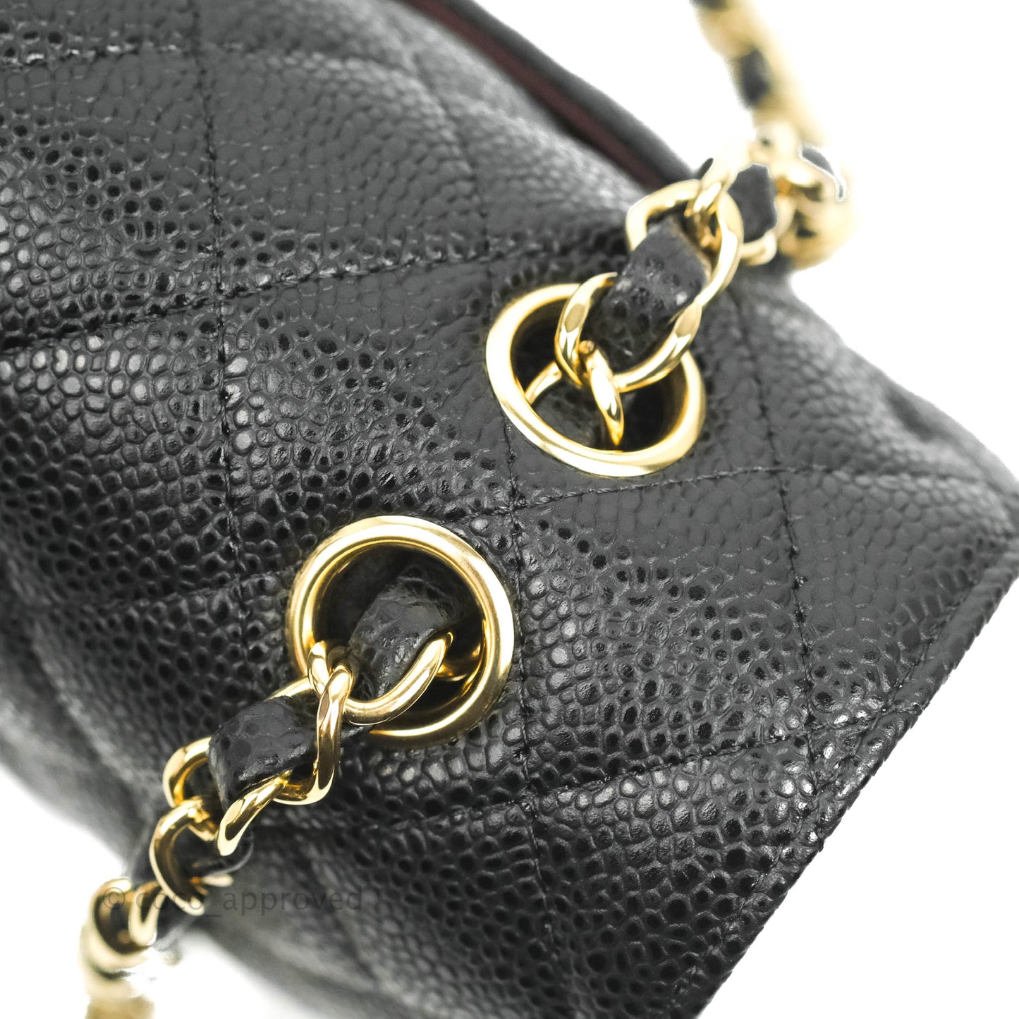 Chanel Small Classic Quilted Flap Black Caviar Gold Hardware