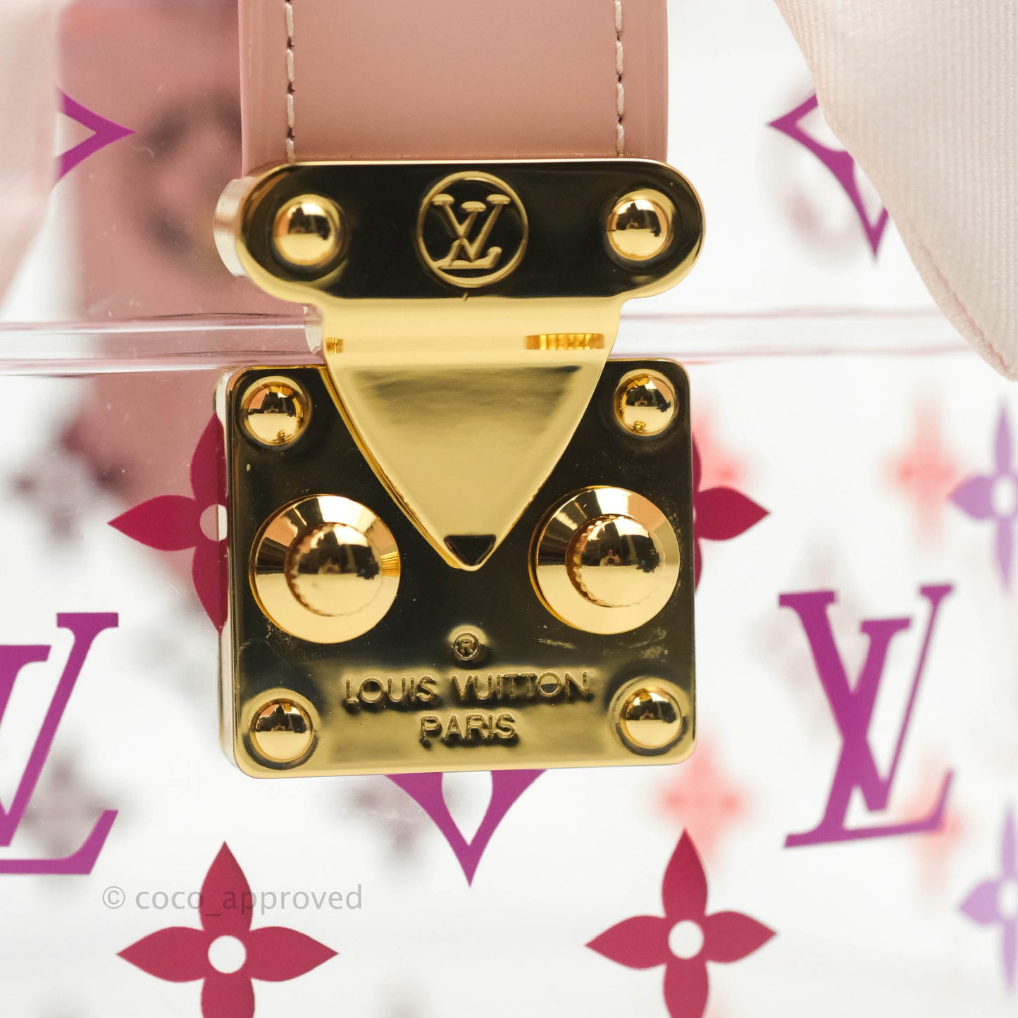 Louis Vuitton Scott Box with Pink & Red Motifs