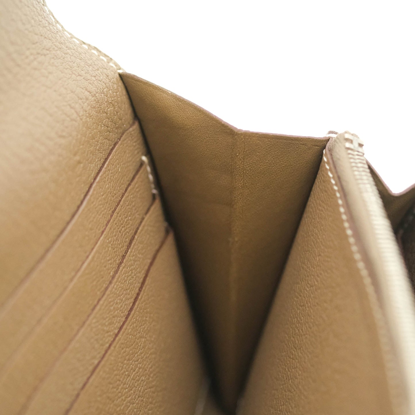Hermès Kelly Wallet Etoupe Chevre Mysore Palladium Hardware