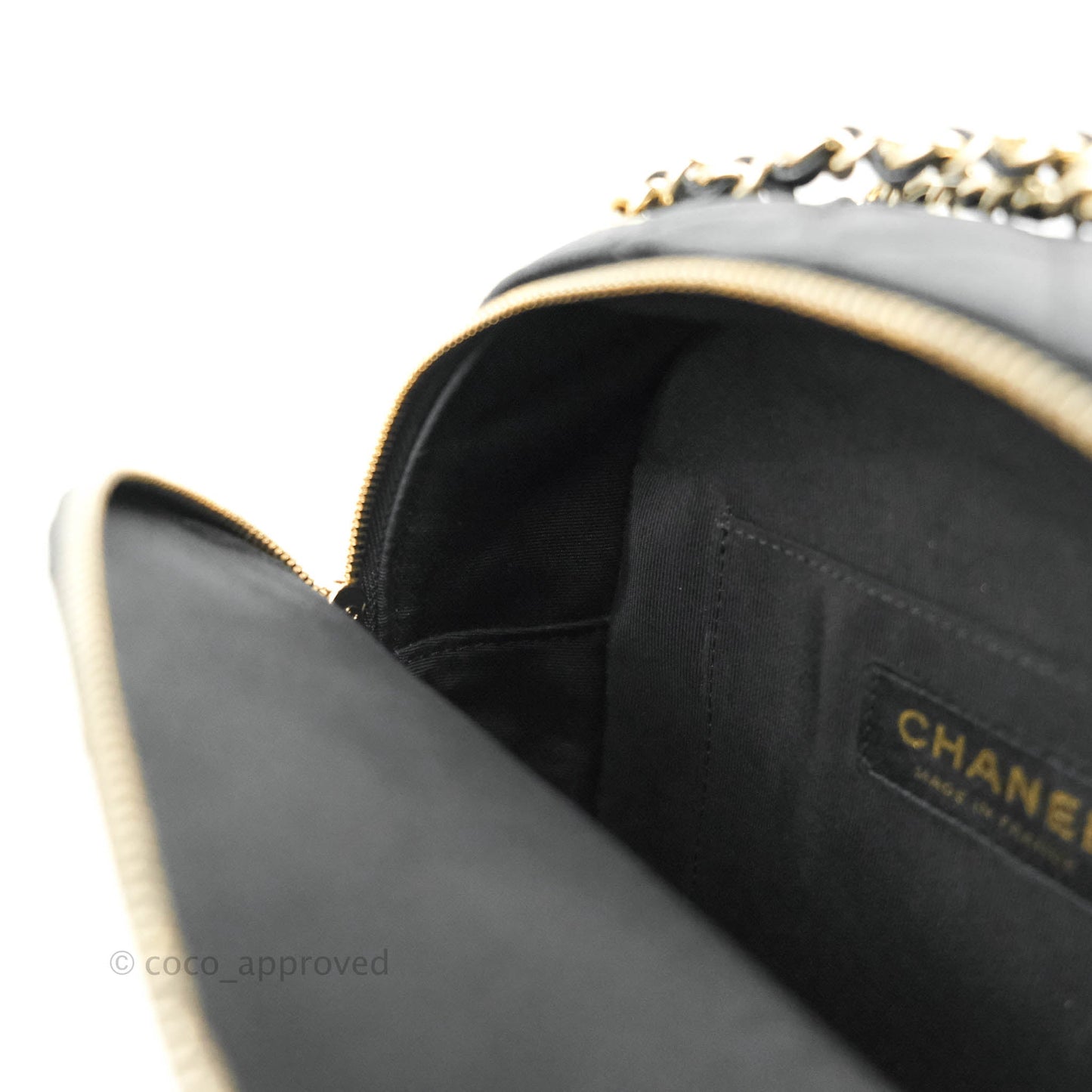 Chanel Quilted Small CC Day Backpack Black Caviar Gold Hardware