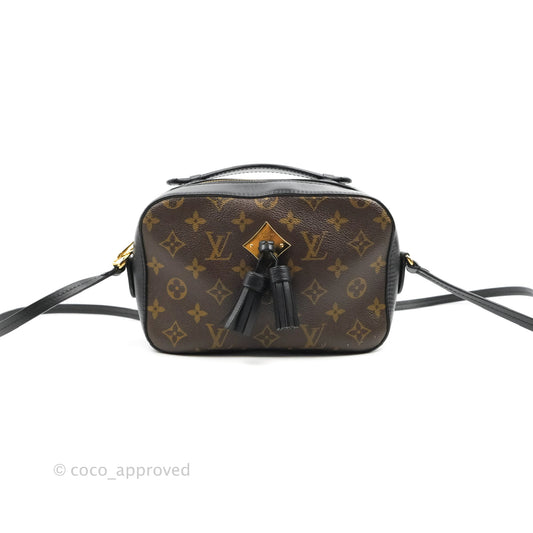 Louis Vuitton Saintonge Crossbody Bag Monogram Black