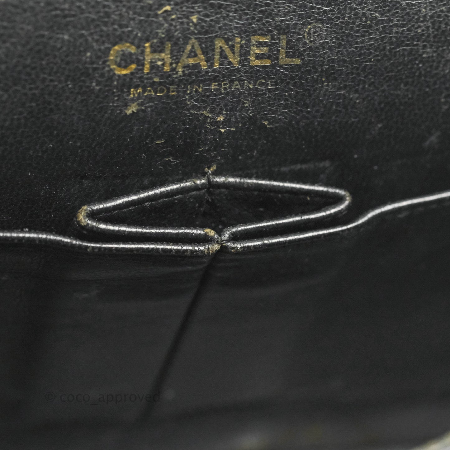 Chanel Classic M/L Medium Flap Quilted Black Caviar Gold Hardware
