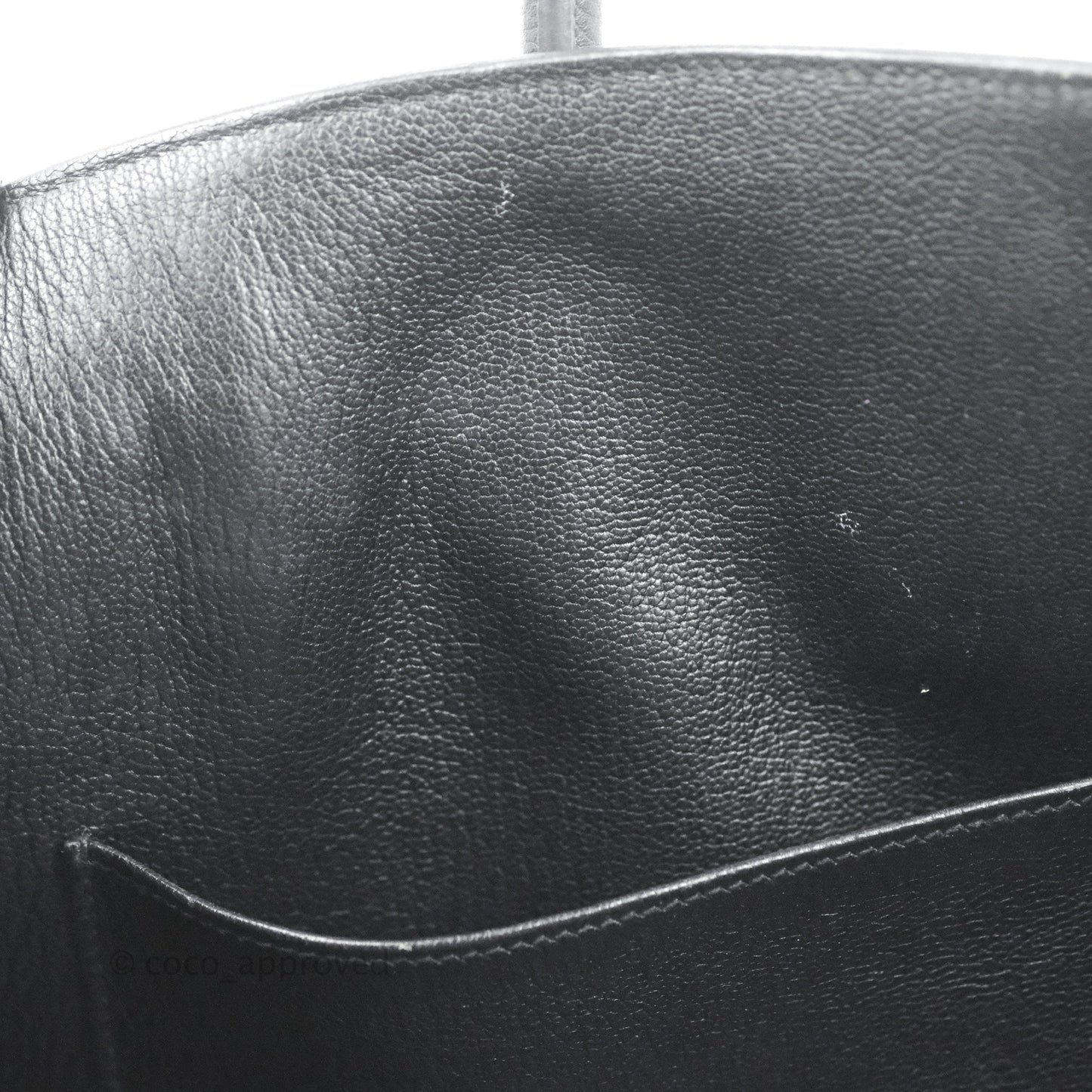 Hermès Retourne Birkin 35 Black Togo Palladium Hardware