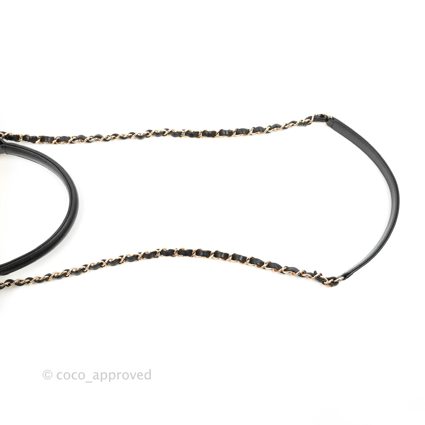 Chanel Small Trendy CC Black Lambskin Rose Gold Hardware 22C