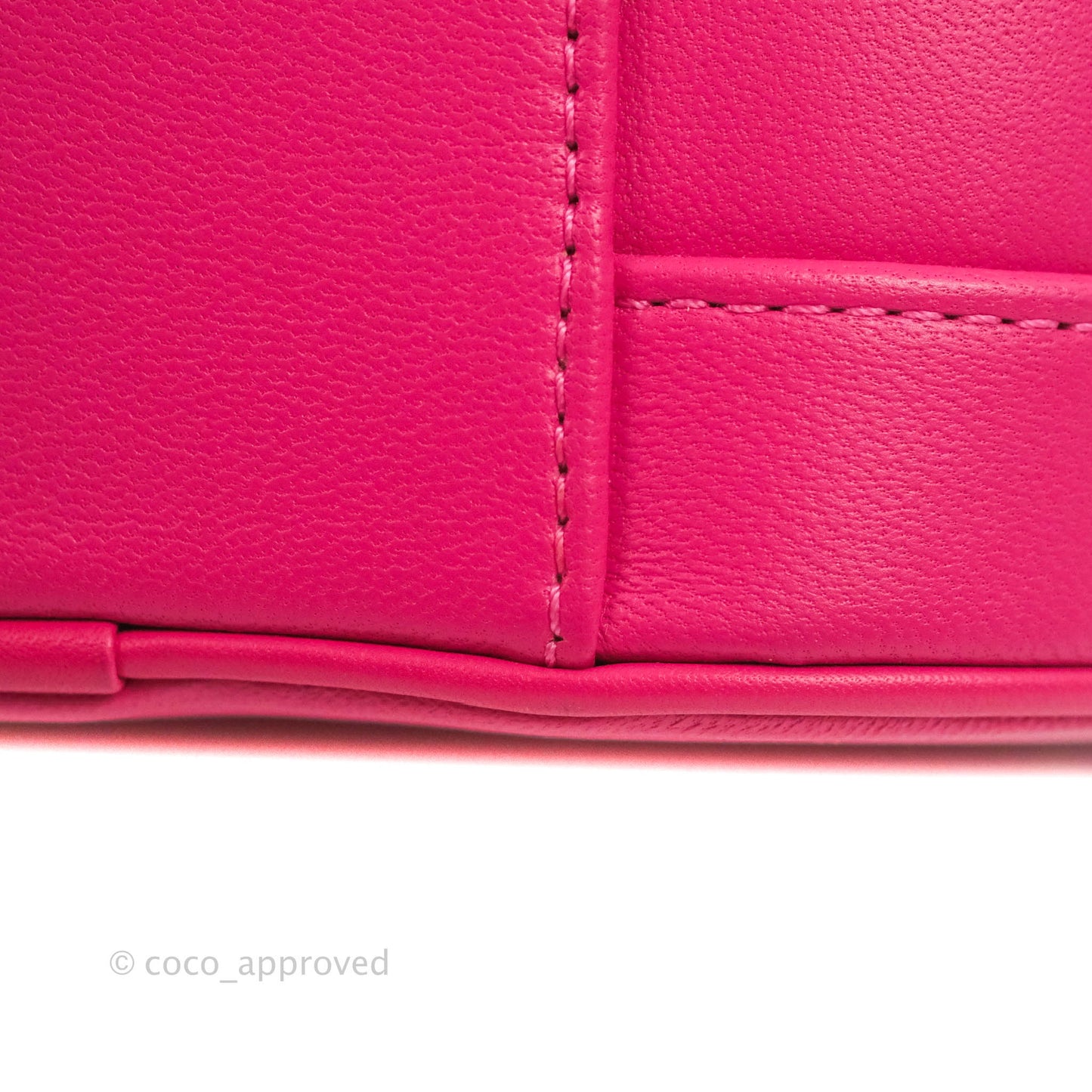 Chanel CC Mania Vanity Case Pink Lambskin Gold Hardware