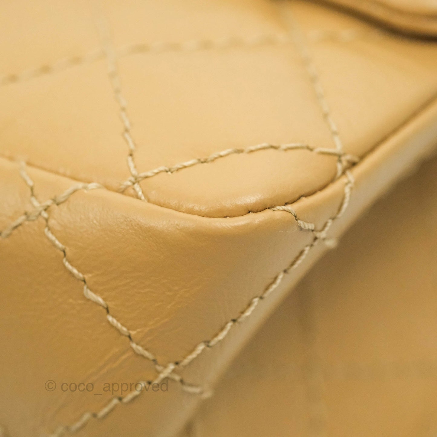 Chanel Mini Reissue 224 Dark Beige Aged Calfskin Gold Hardware