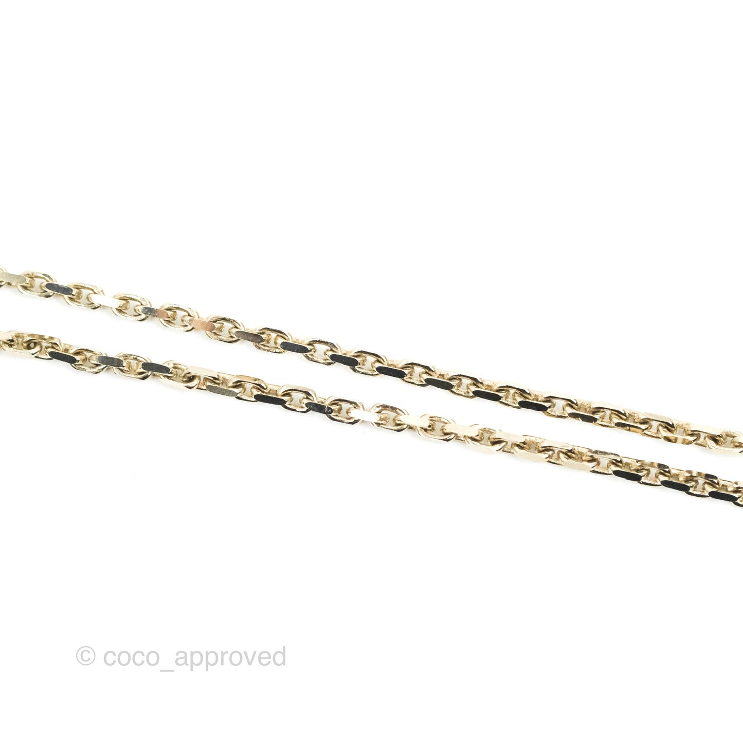 Chanel Crystal Logo Gold Chain Choker 22S