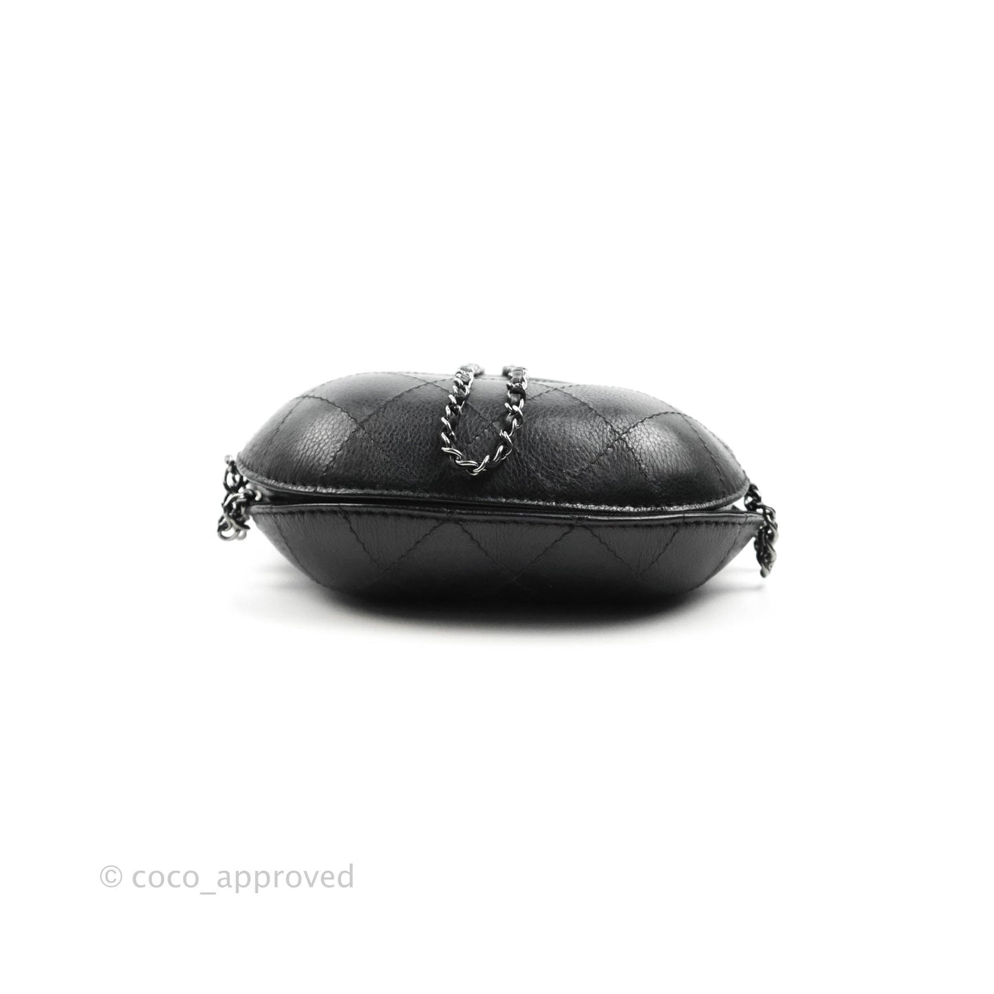 Chanel Small Gabrielle Drawstring Bag Black Calfskin