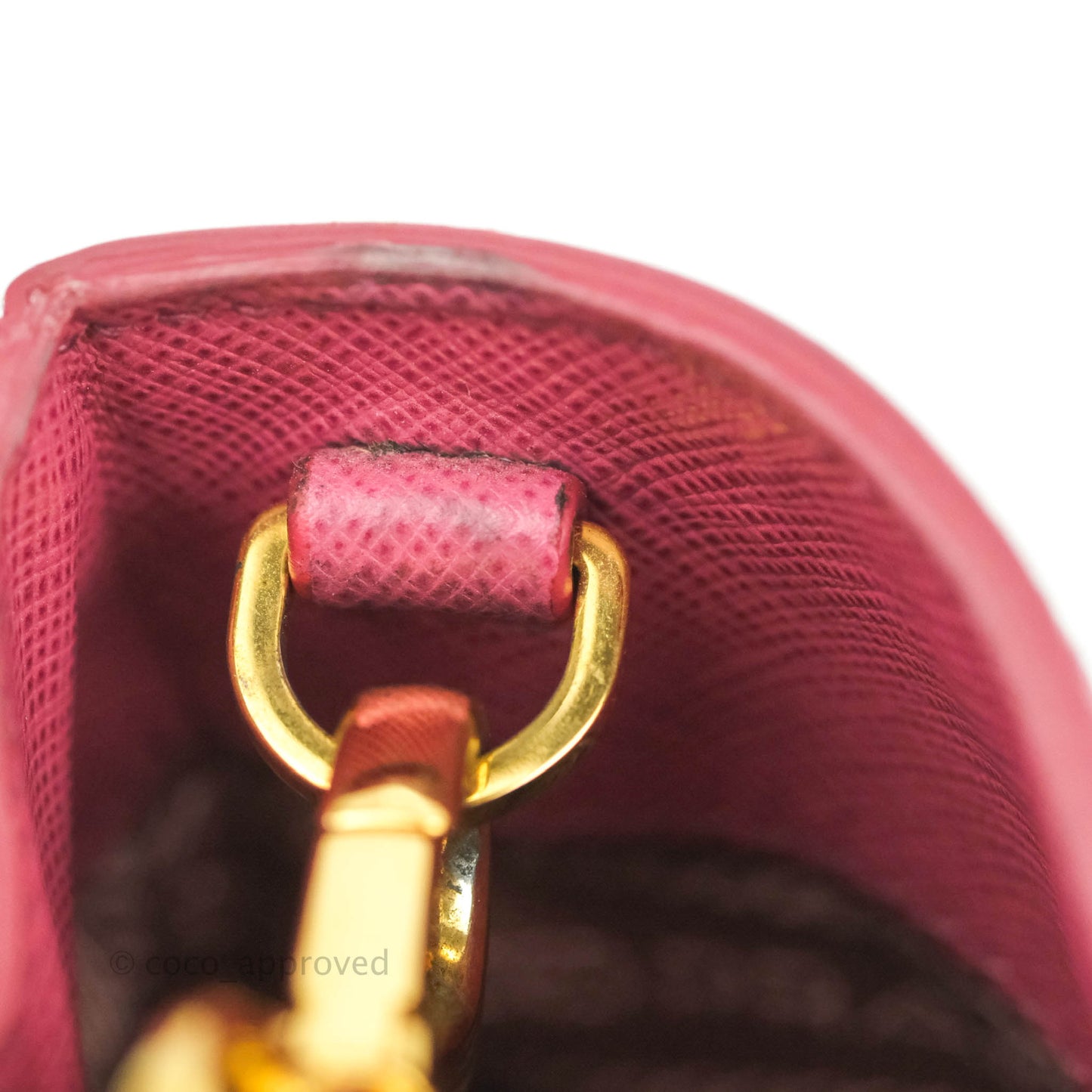 Prada Medium Saffiano Lux Bruyere Galleria Bag