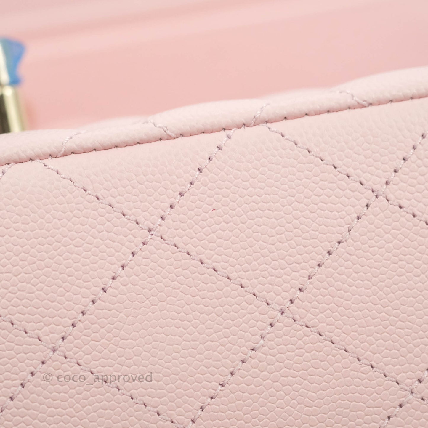 Chanel Classic Small S/M Flap Pink Caviar Gold Hardware 22S