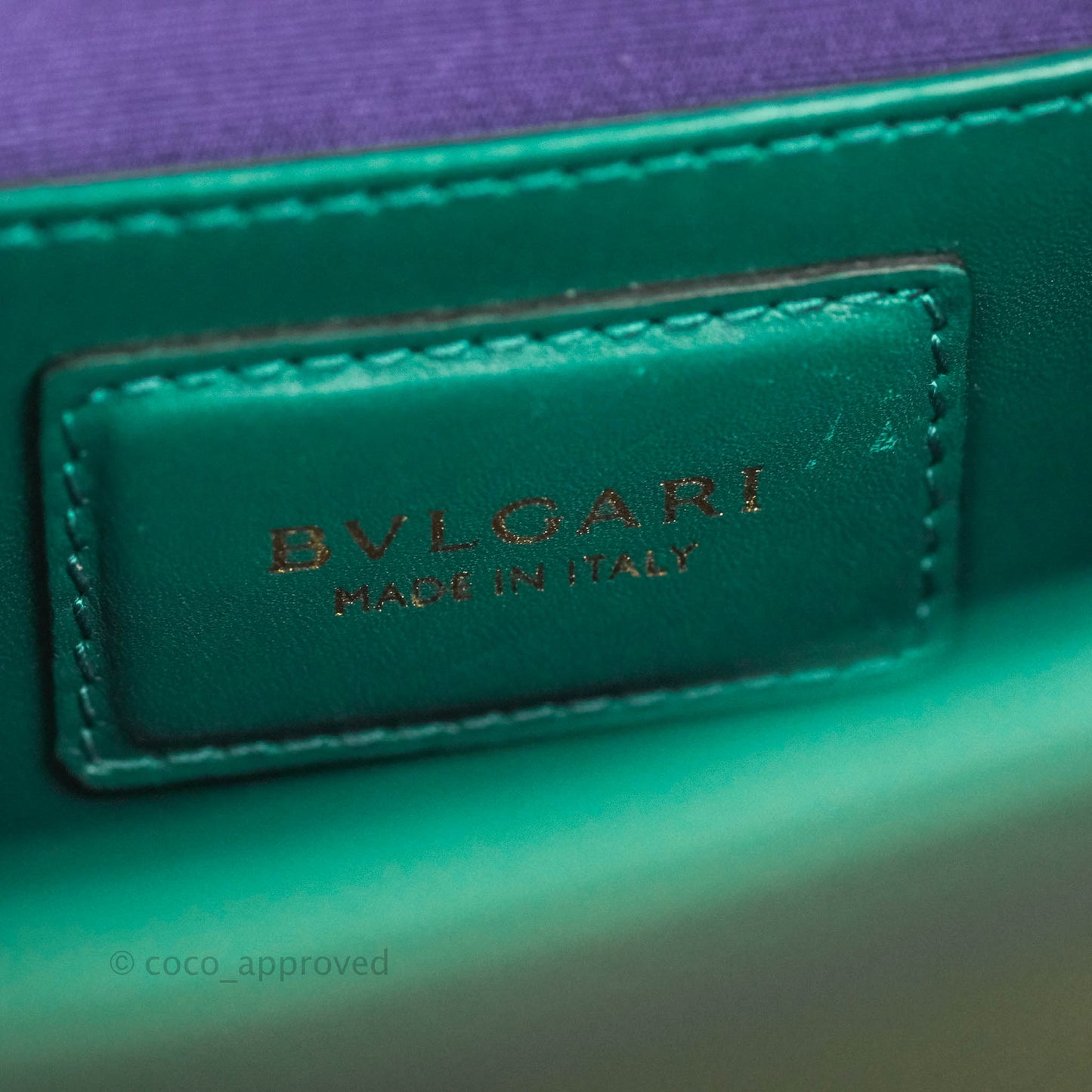 Bvlgari Serpenti Forever Small Crossbody Bag in Emerald Green Gold Hardware