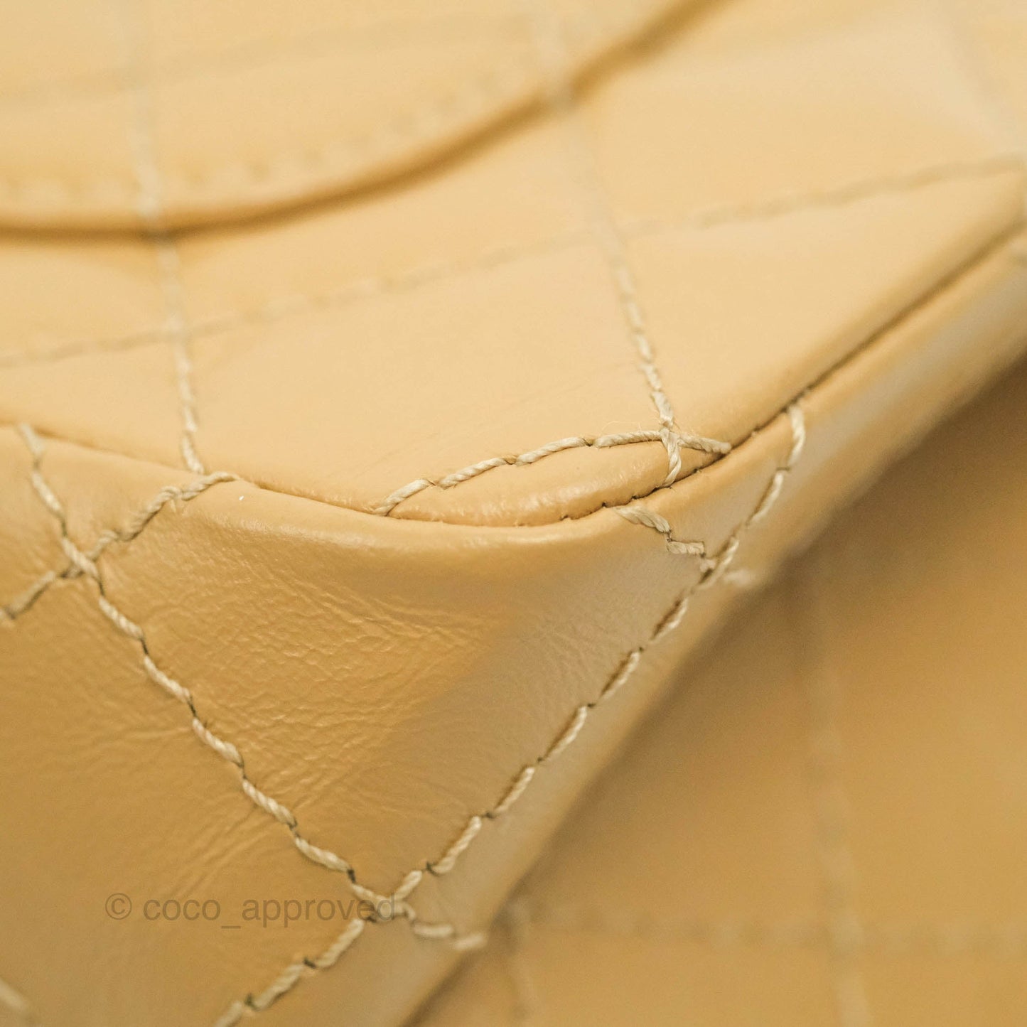 Chanel Mini Reissue 224 Dark Beige Aged Calfskin Gold Hardware