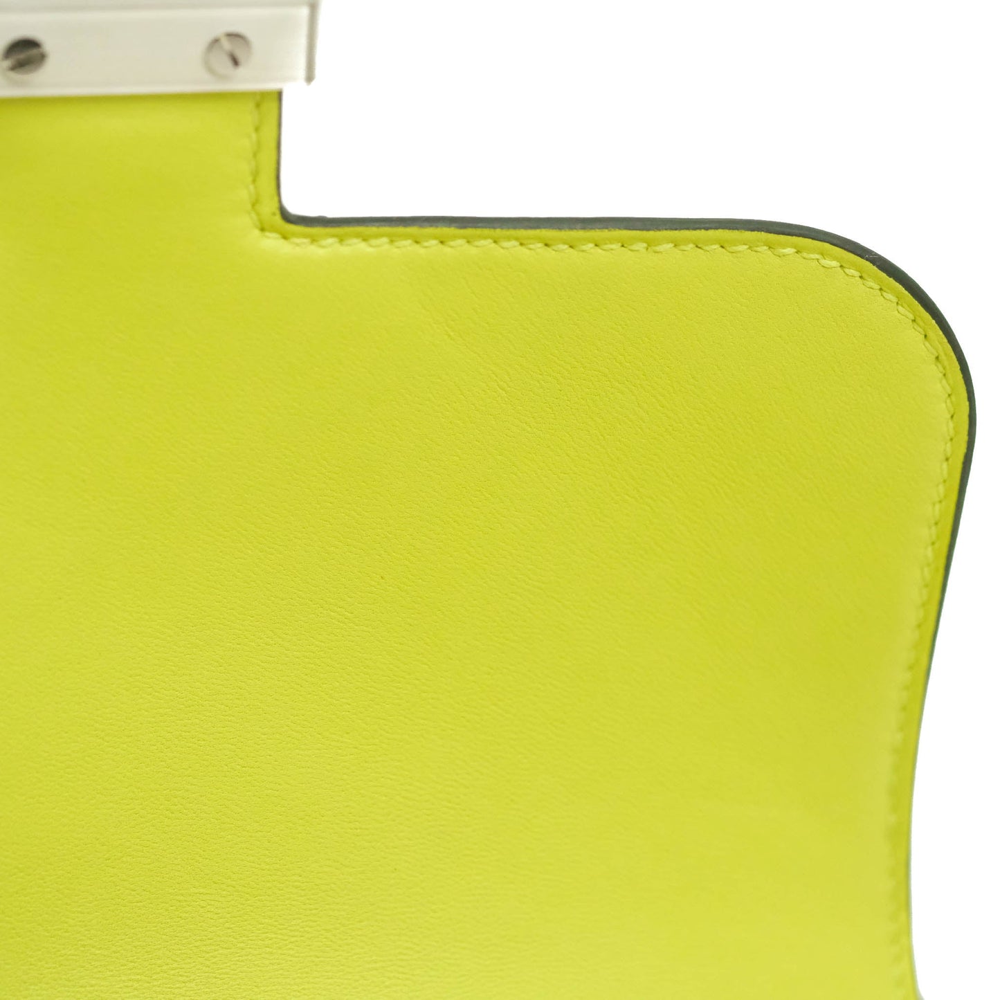 Hermès Constance Mini 18cm R9 Jaune Bourgeon Chevre Mysore Palladium Hardware