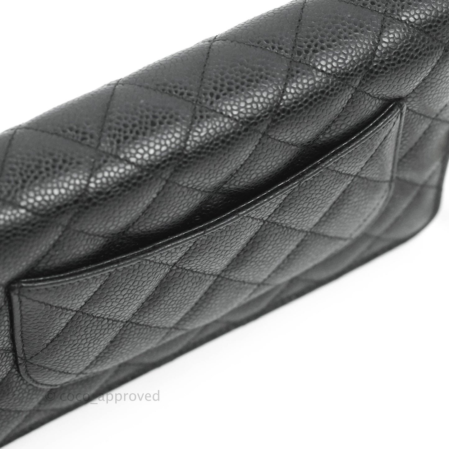 Chanel Quilted Classic WOC Black Caviar Gold Hardware