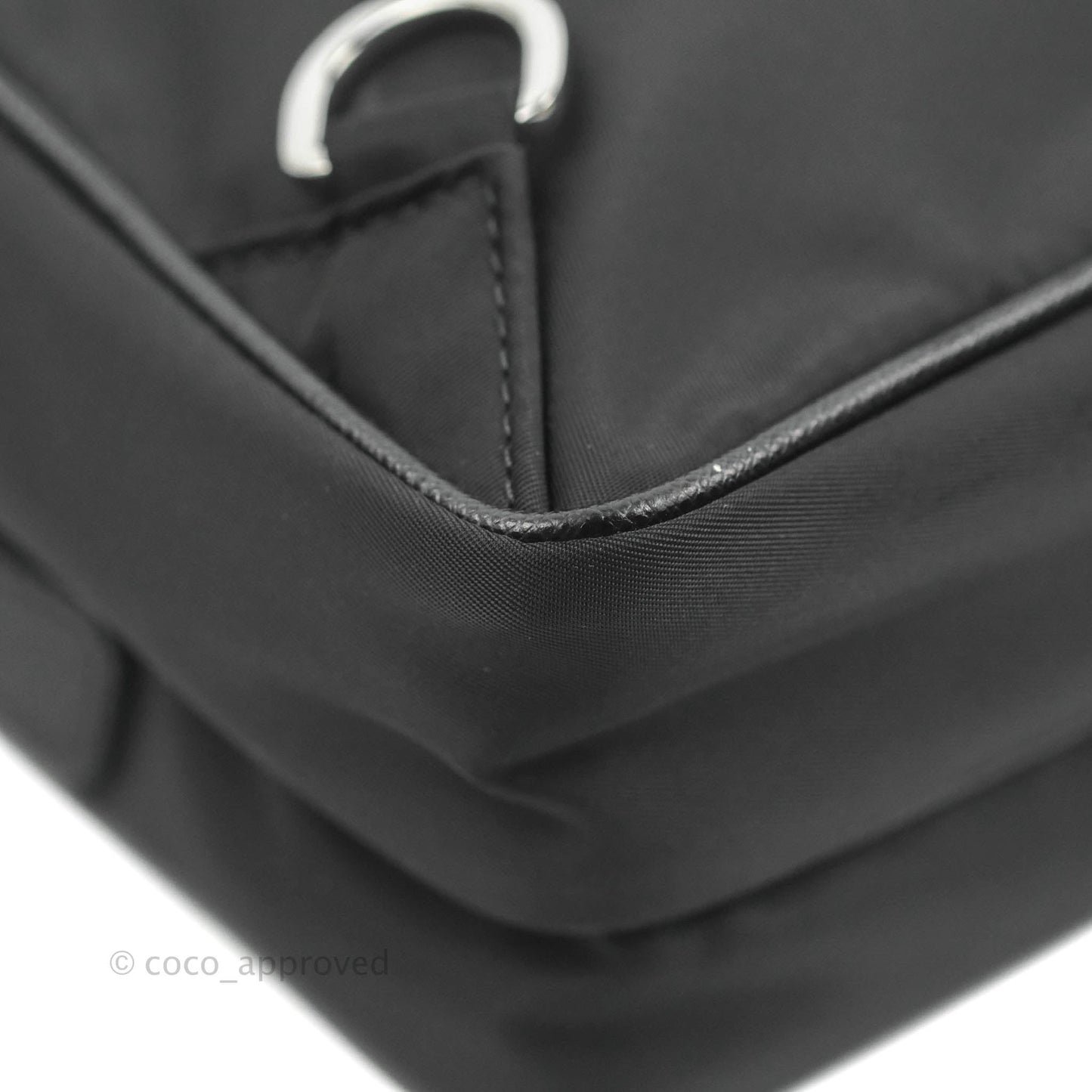 Prada 2-way Black Nylon Backpack