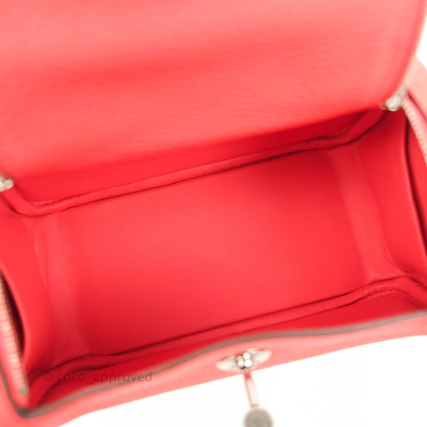 Hermès Mini Lindy 20 Taurillon Clemence Rose Texas Palladium Hardware