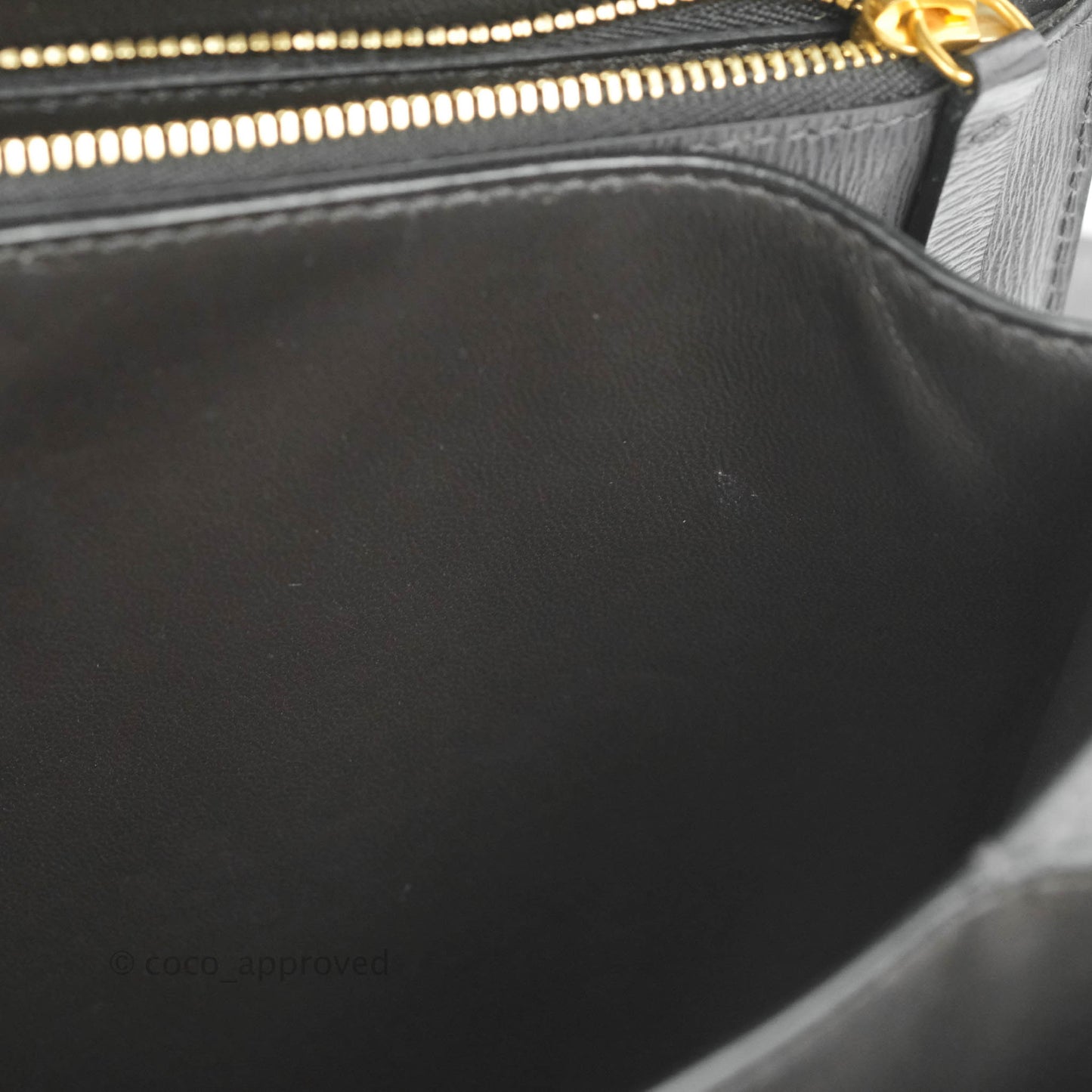 Celine Medium Classic Box Flap Grey Liege Calfskin