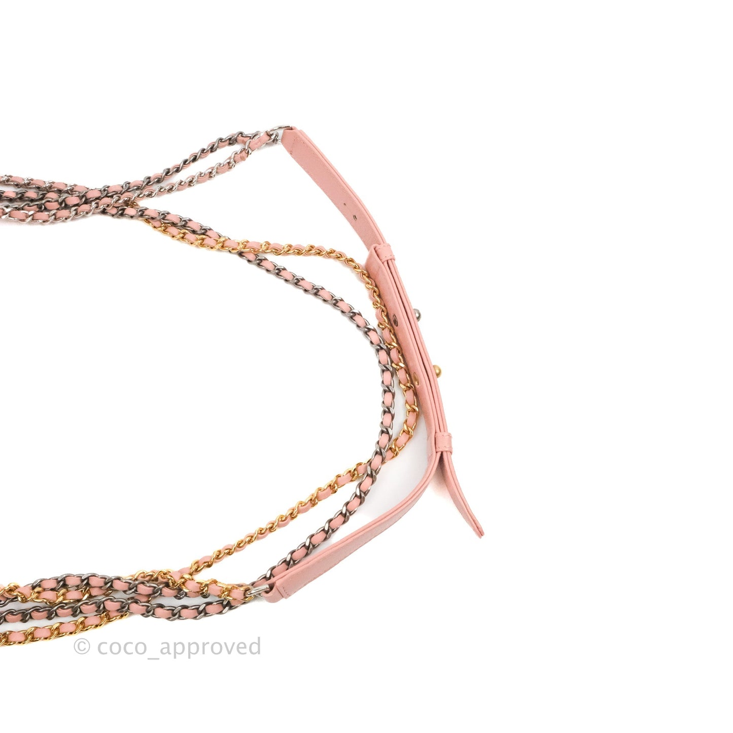 Chanel Quilted Small Gabrielle Hobo Pink Aged Calfskin