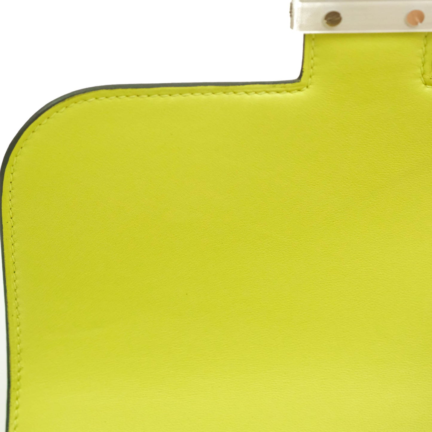 Hermès Constance Mini 18cm R9 Jaune Bourgeon Chevre Mysore Palladium Hardware