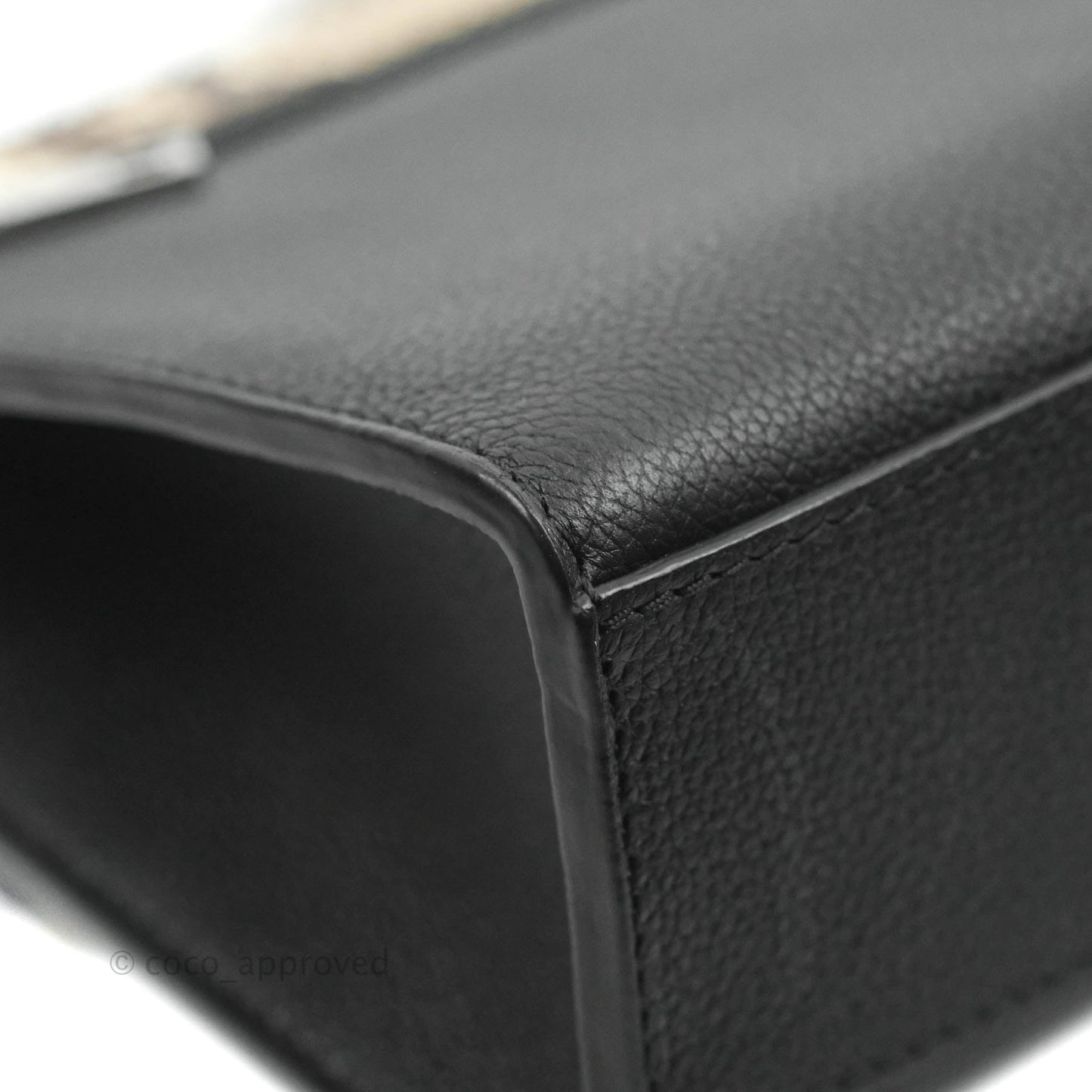 Louis Vuitton  My Lockme Chain Bag BB Black Brown Python Calfskin