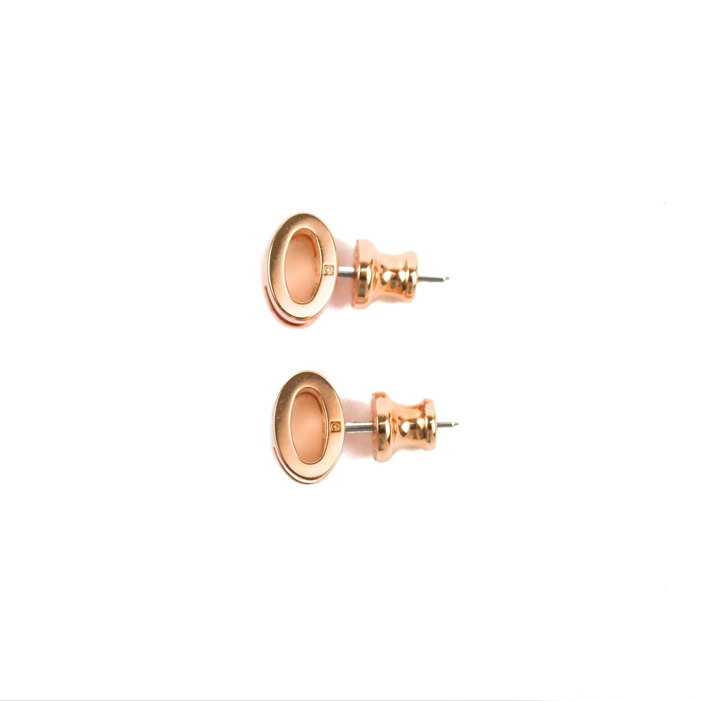 Hermès Mini Pop H Earrings Rose Azalee Rose Gold Hardware