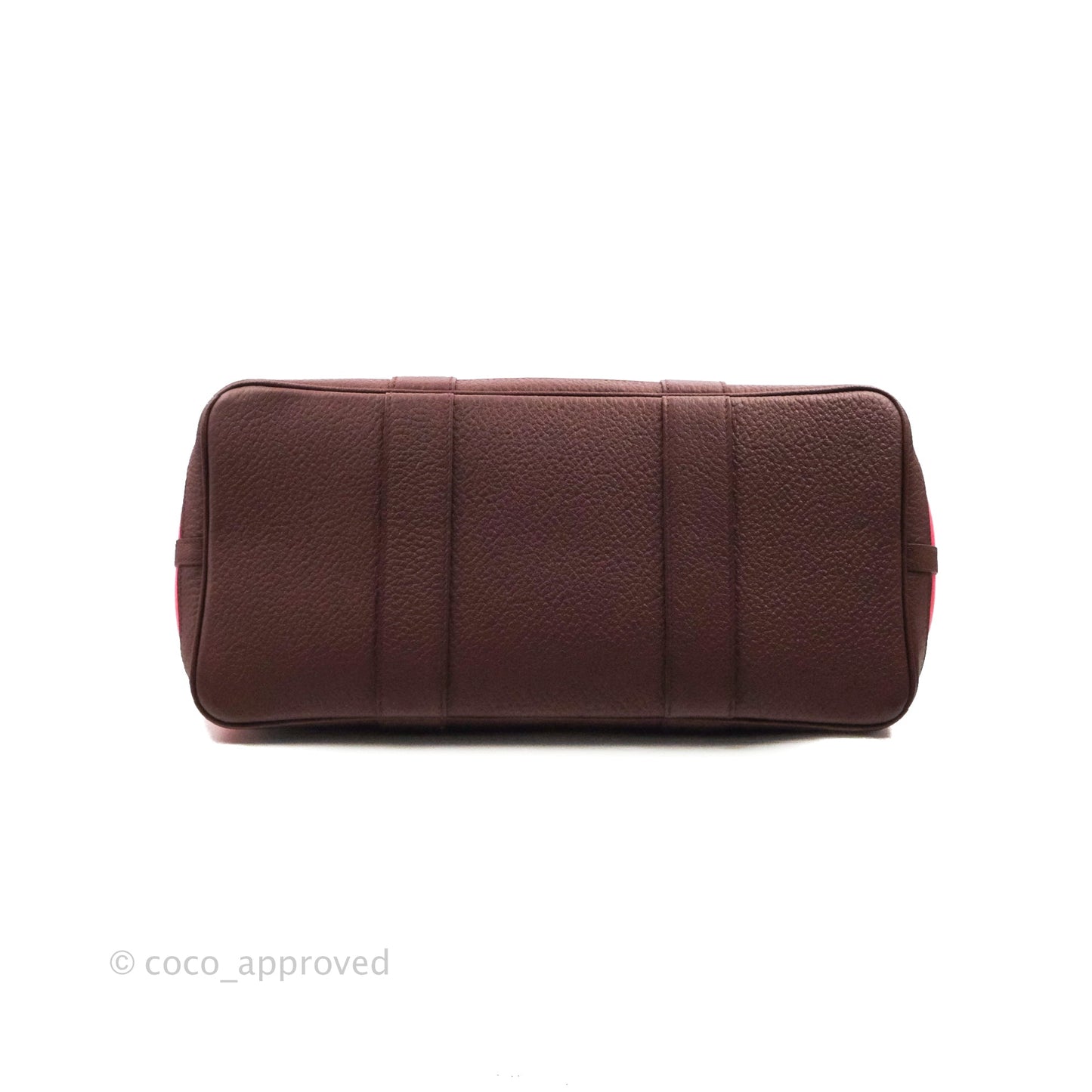 Hermès Garden Party 36 Rose Extreme/ Bordeaux Canvas