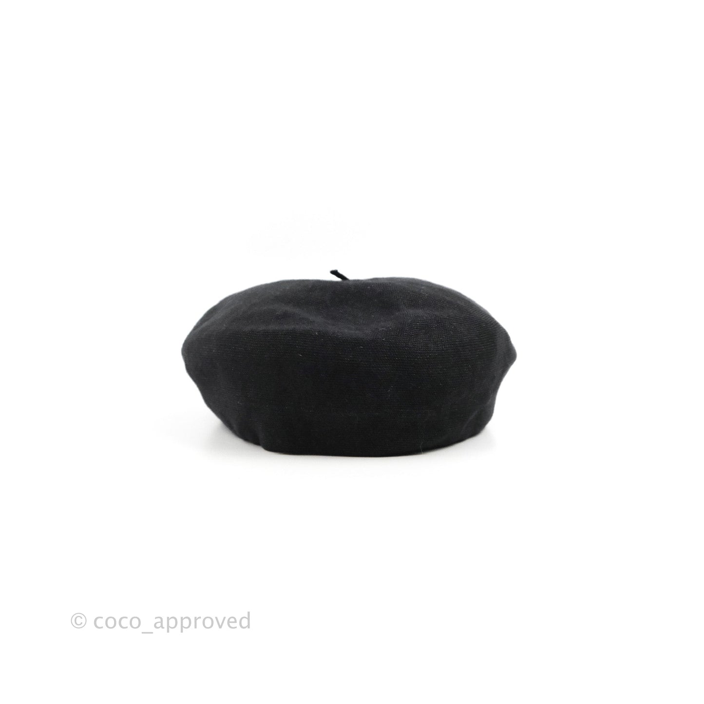 Christian Dior Beret Linen Black