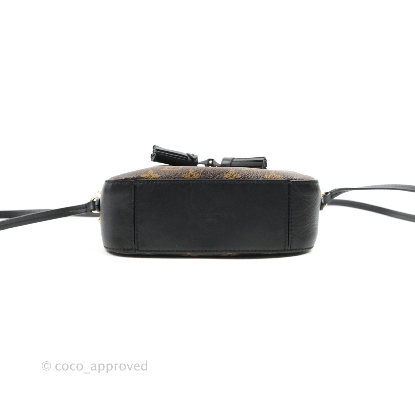 Louis Vuitton Saintonge Crossbody Bag Monogram Black