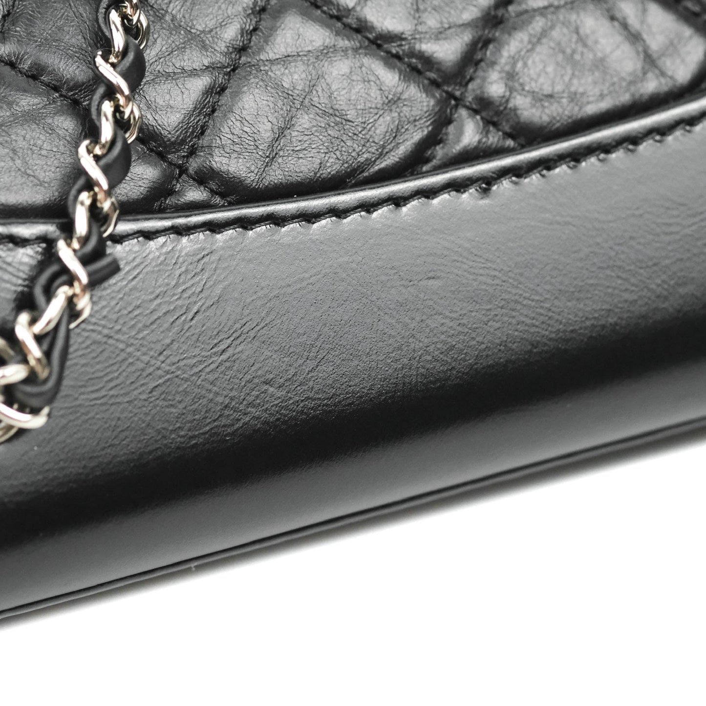 Chanel Small Gabrielle Backpack Black Aged Calfskin