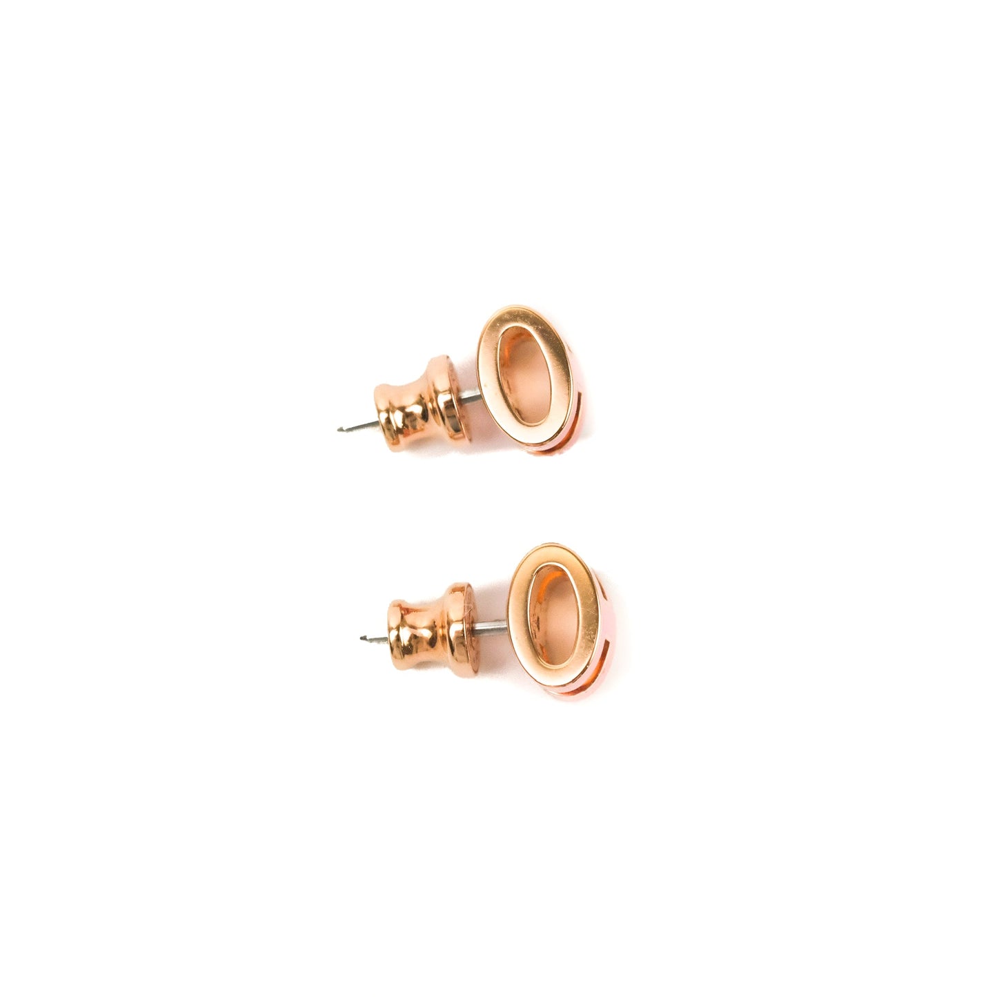 Hermès Mini Pop H Earrings Rose Azalee Rose Gold Hardware