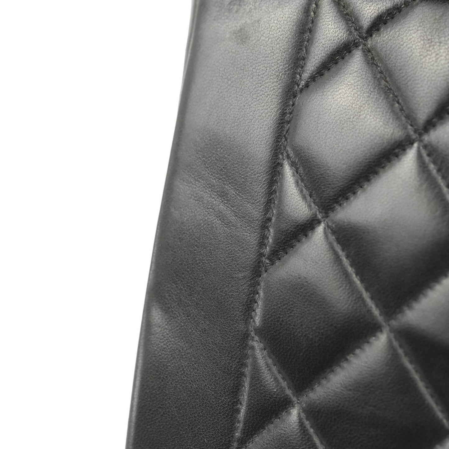 Chanel Vintage Quilted Medium Classic Diana Flap Bag Black Lambskin 24K Gold Hardware