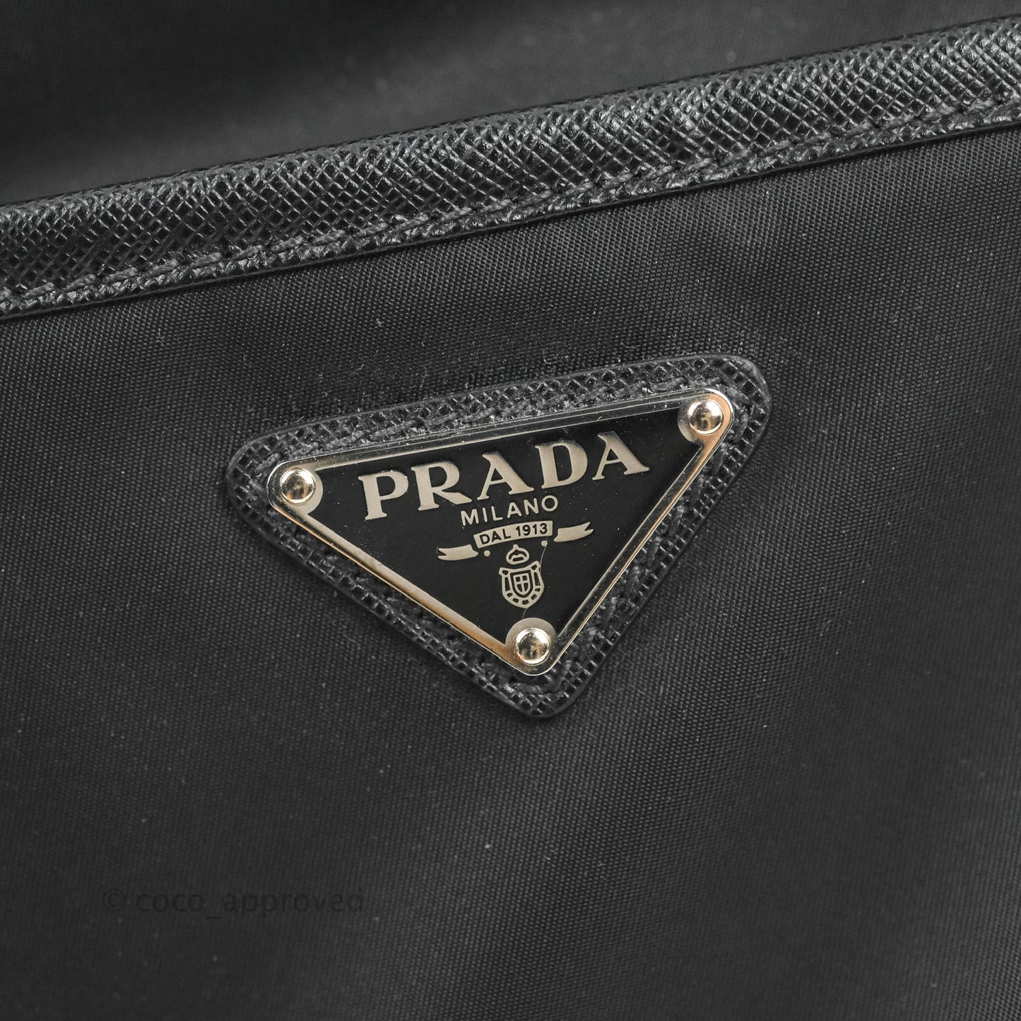 Prada 2-way Black Nylon Backpack