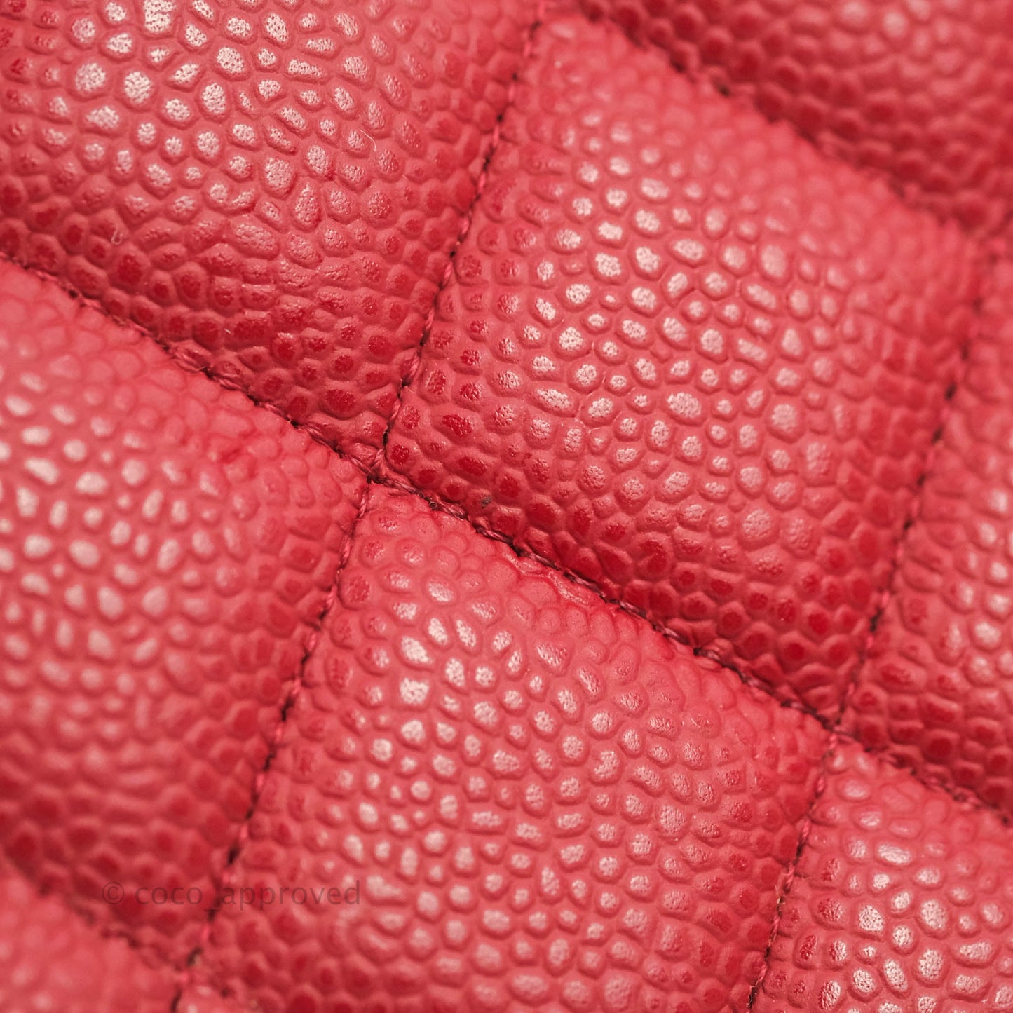 Chanel Jumbo Single Flap Burgundy Caviar Silver Hardware⁣⁣