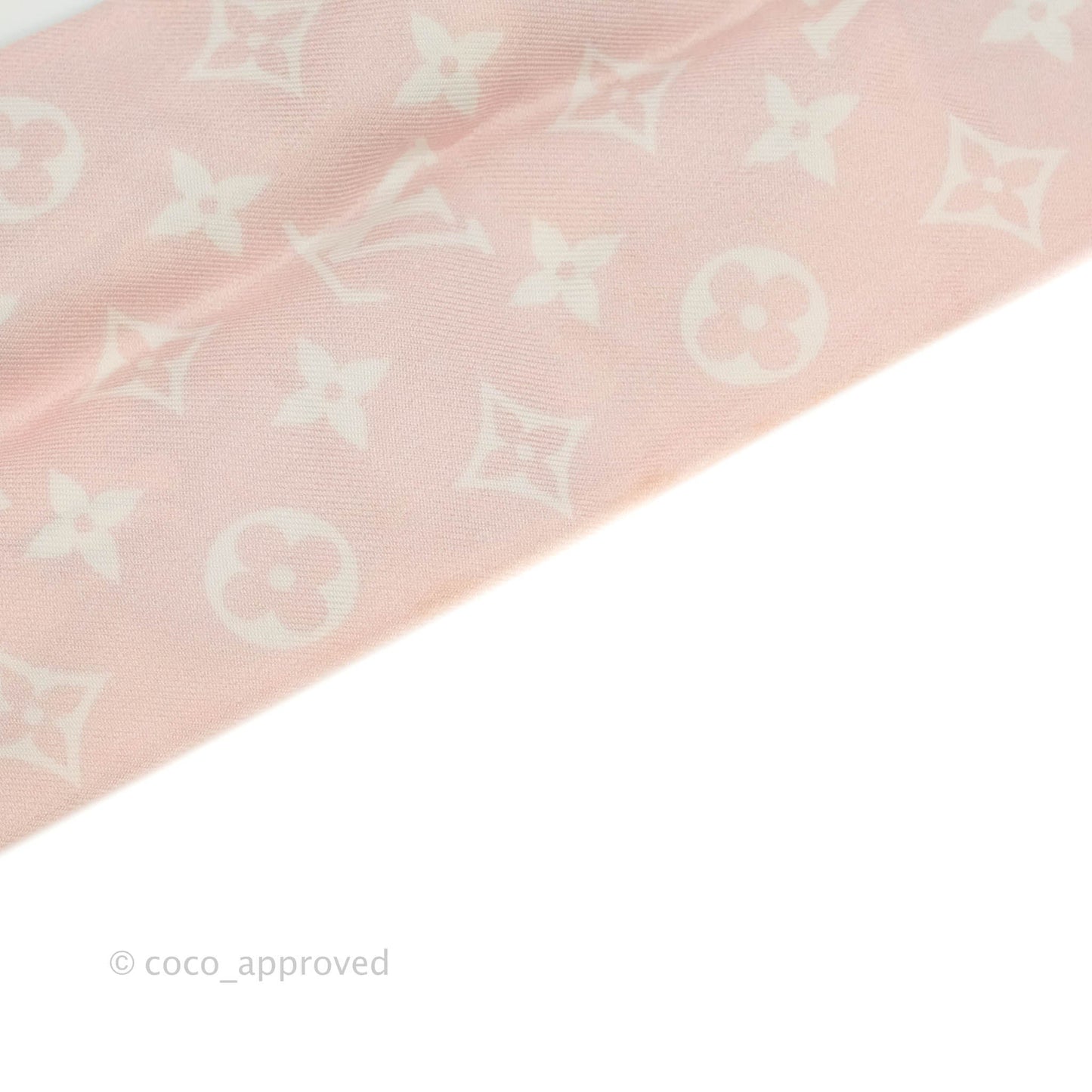 Louis Vuitton All In LV Bandeau Silk Twilly Rose