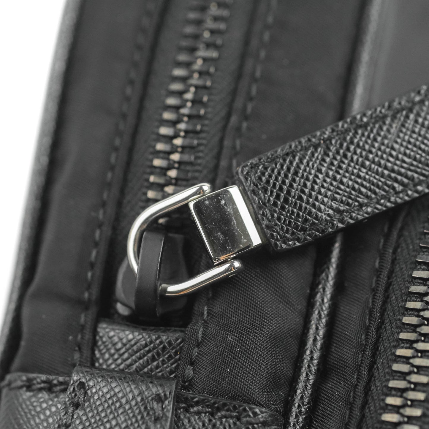 Prada 2-way Black Nylon Backpack